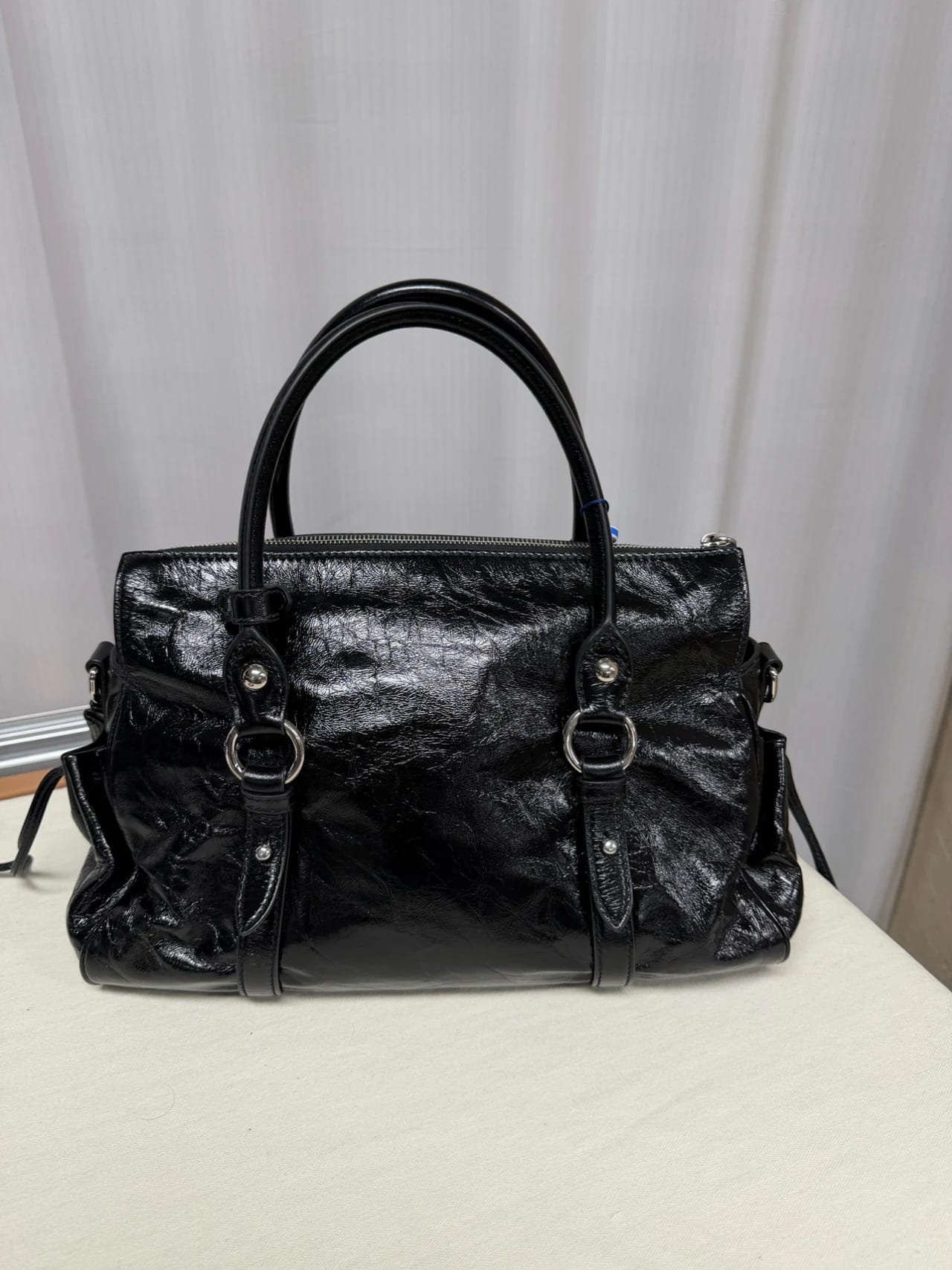 Miu Miu Shiny Leather Top-handle Bag 縮圖 2
