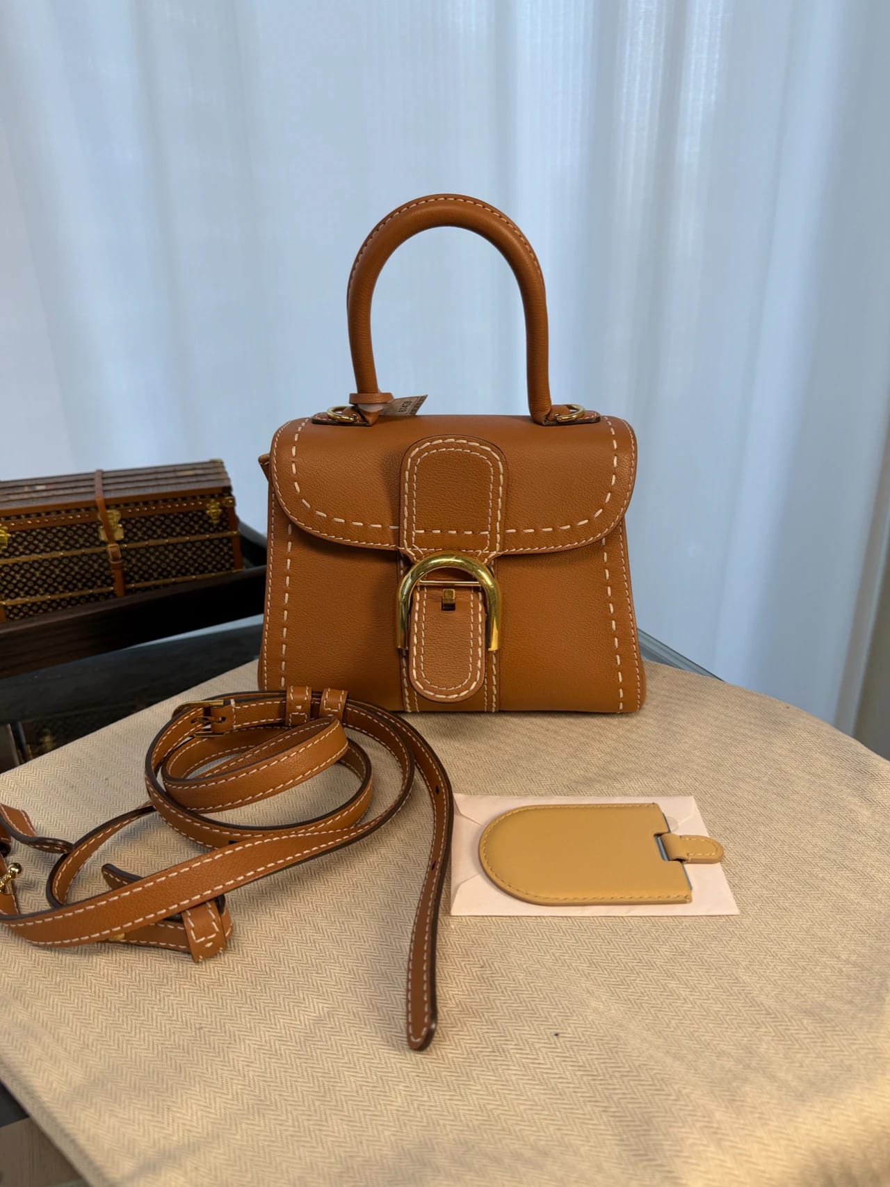 Delvaux Brillant Mini Surpiqué 縮圖 1