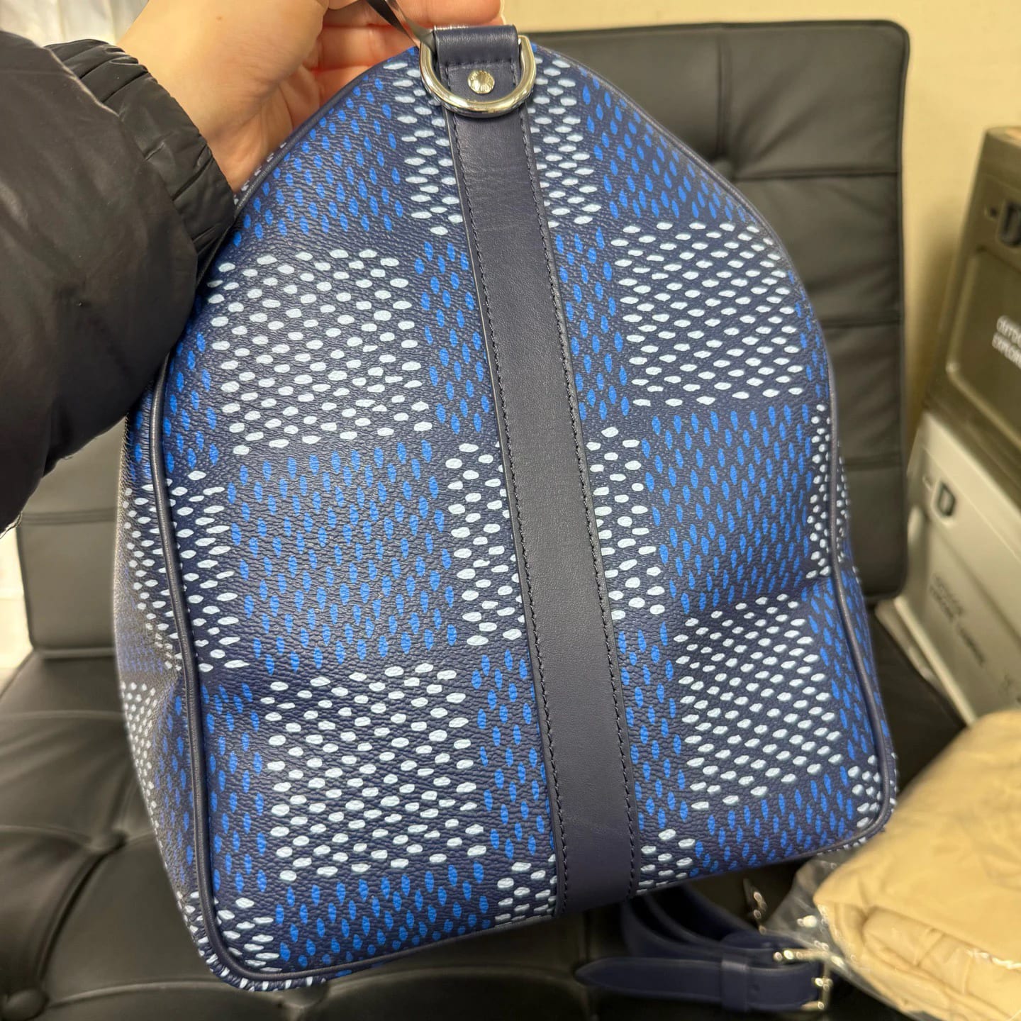 Louis Vuitton Keepall Bandoulière 50 Damier Rush（2024 春夏） 縮圖 2