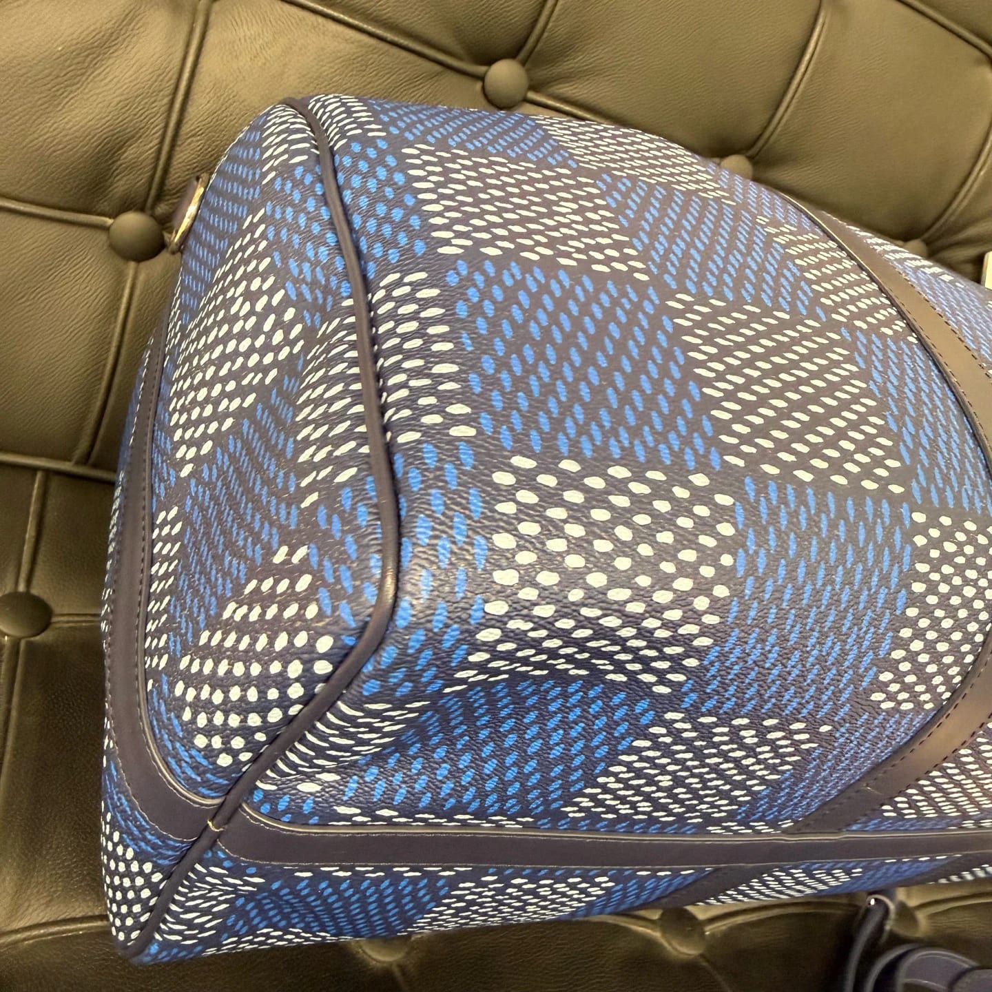 Louis Vuitton Keepall Bandoulière 50 Damier Rush（2024 春夏） 縮圖 4