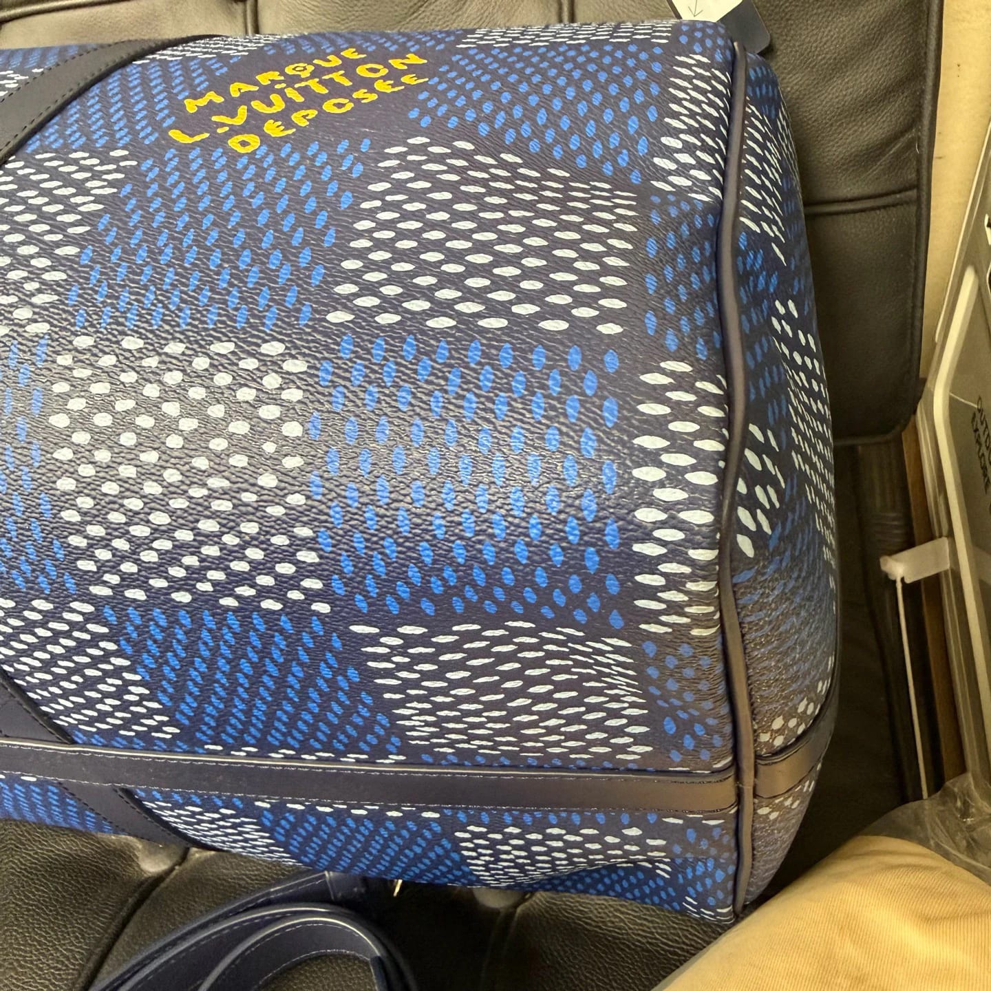 Louis Vuitton Keepall Bandoulière 50 Damier Rush（2024 春夏） 縮圖 6