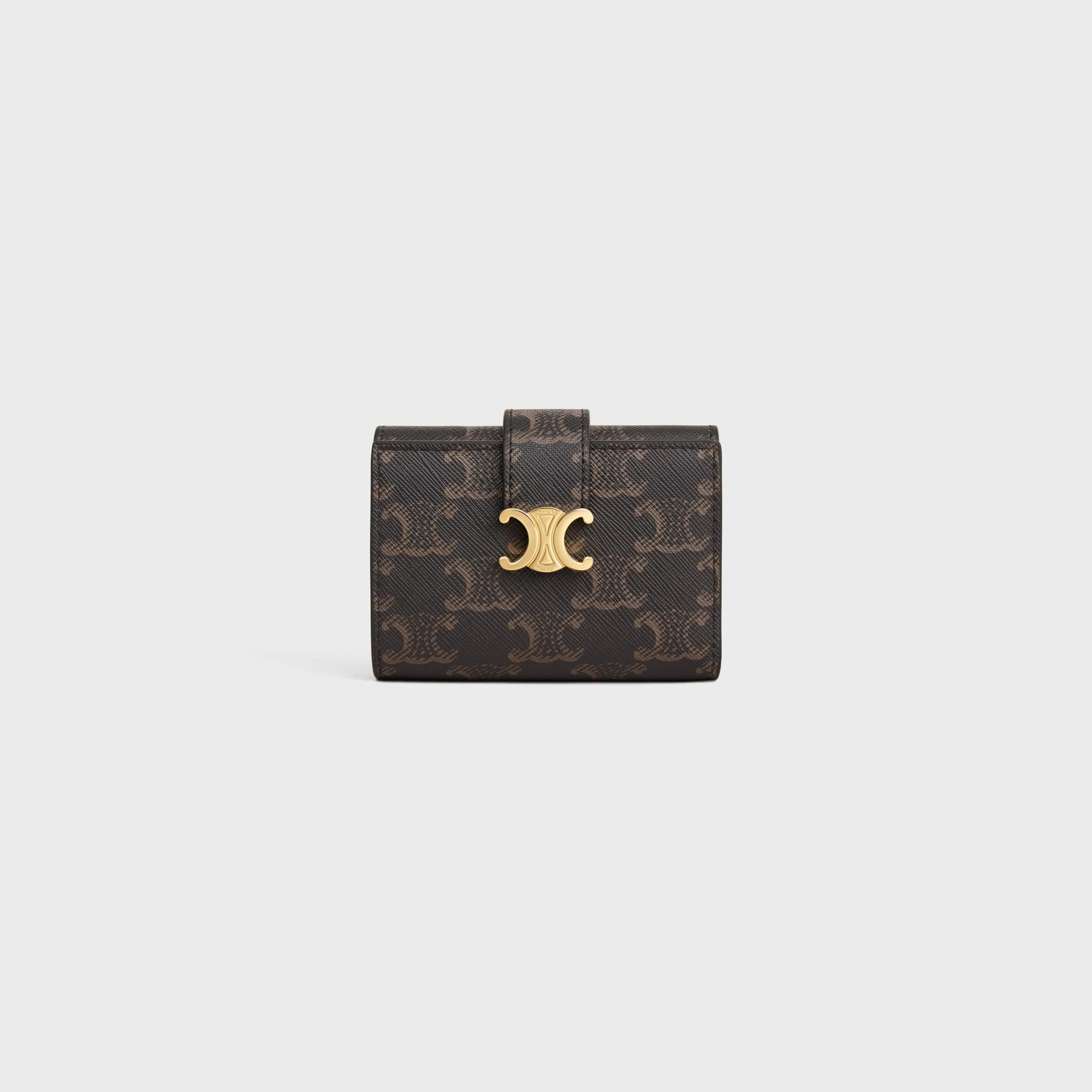 CELINE FINE STRAP WALLET NINO IN Triomphe Canvas 縮圖 1