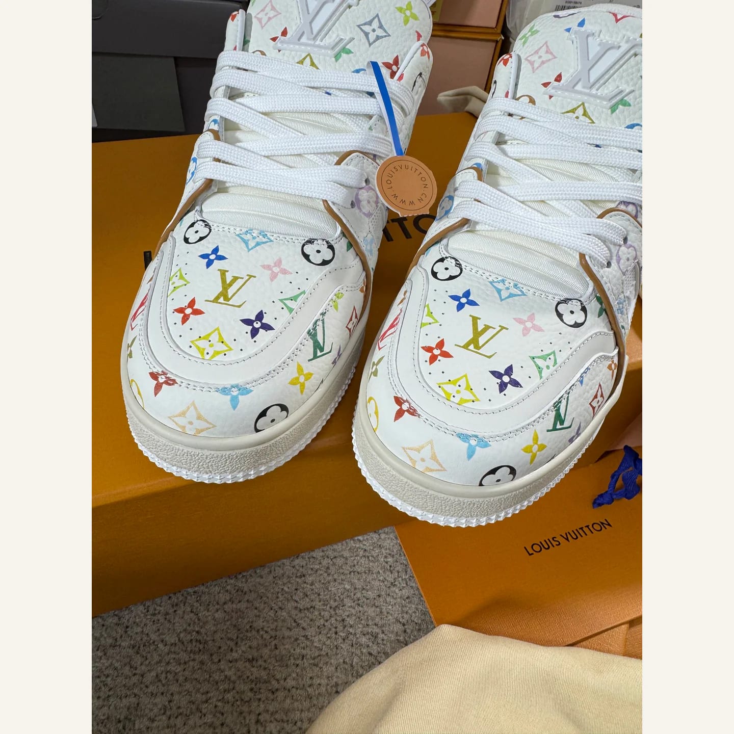 Louis Vuitton x Takashi Murakami LV Trainer Sneaker 縮圖 3