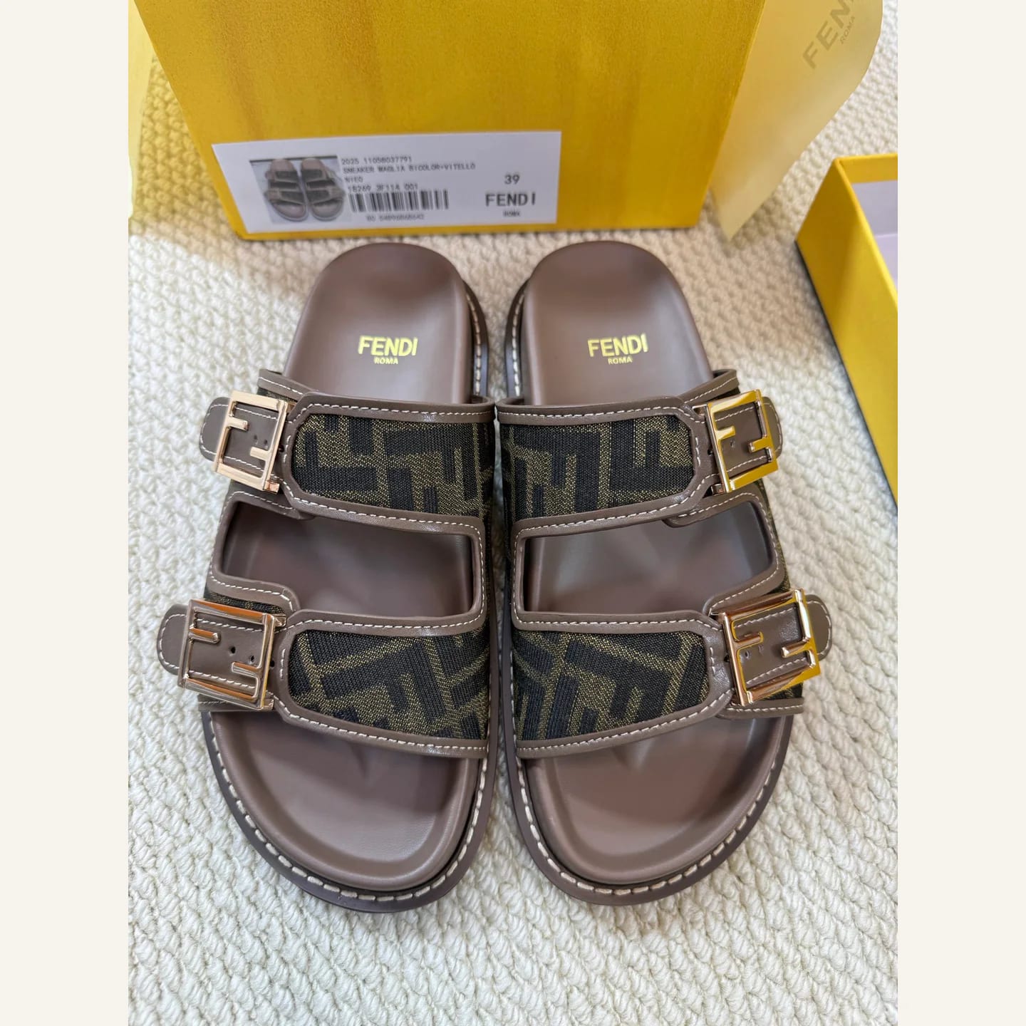 Fendi FF-logo Sandal 縮圖 2
