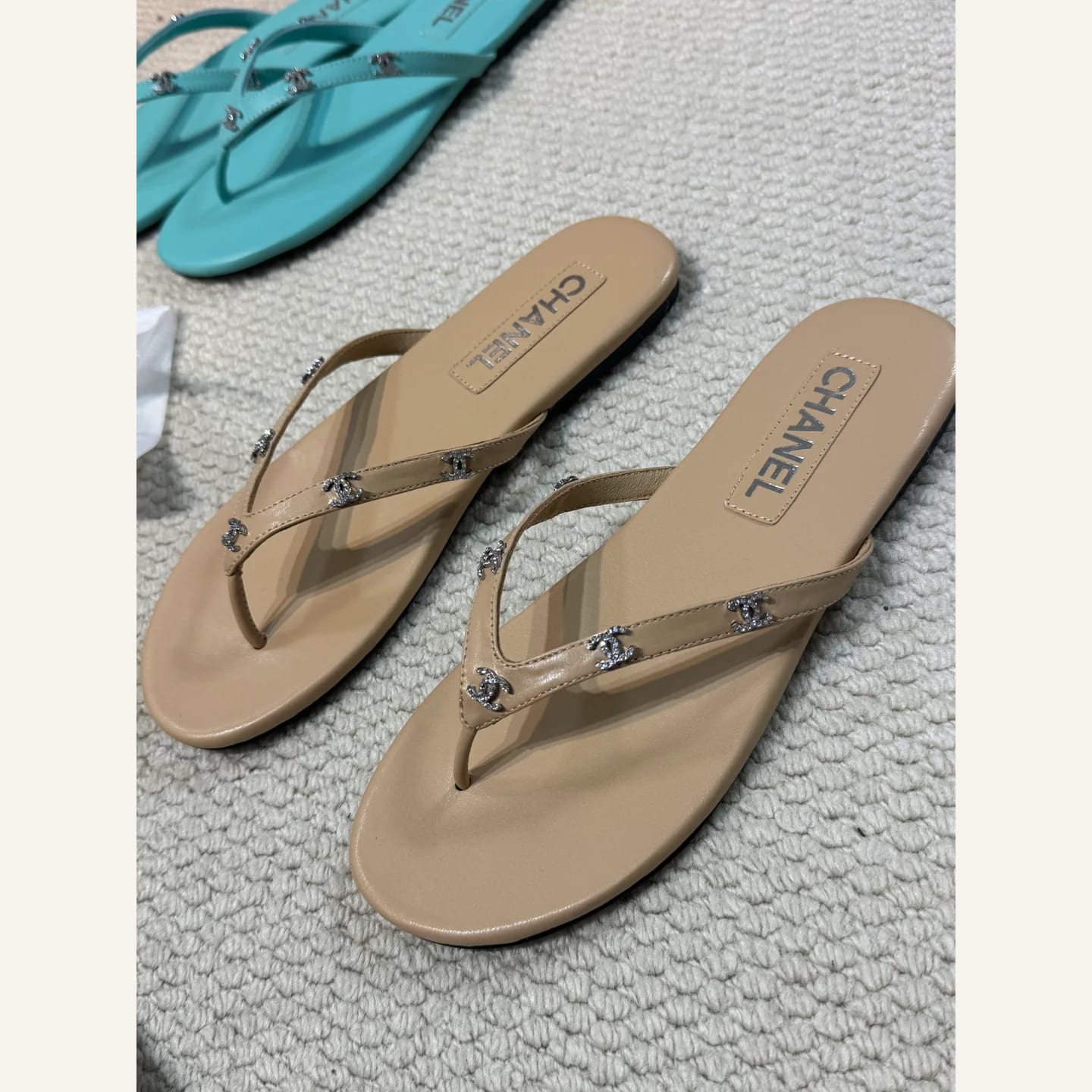 CHANEL Crystal CC Flip-flop Sandal 縮圖 3