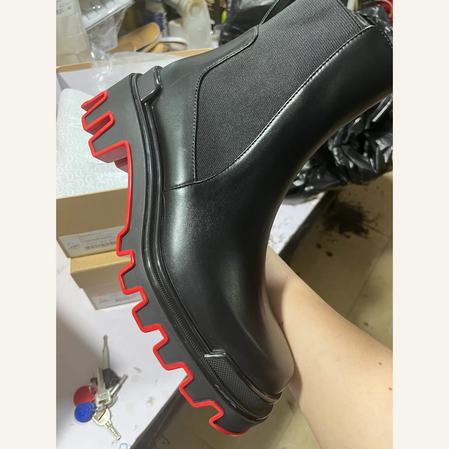 Christian Louboutin Loubishark Chelsea Boot 縮圖 3