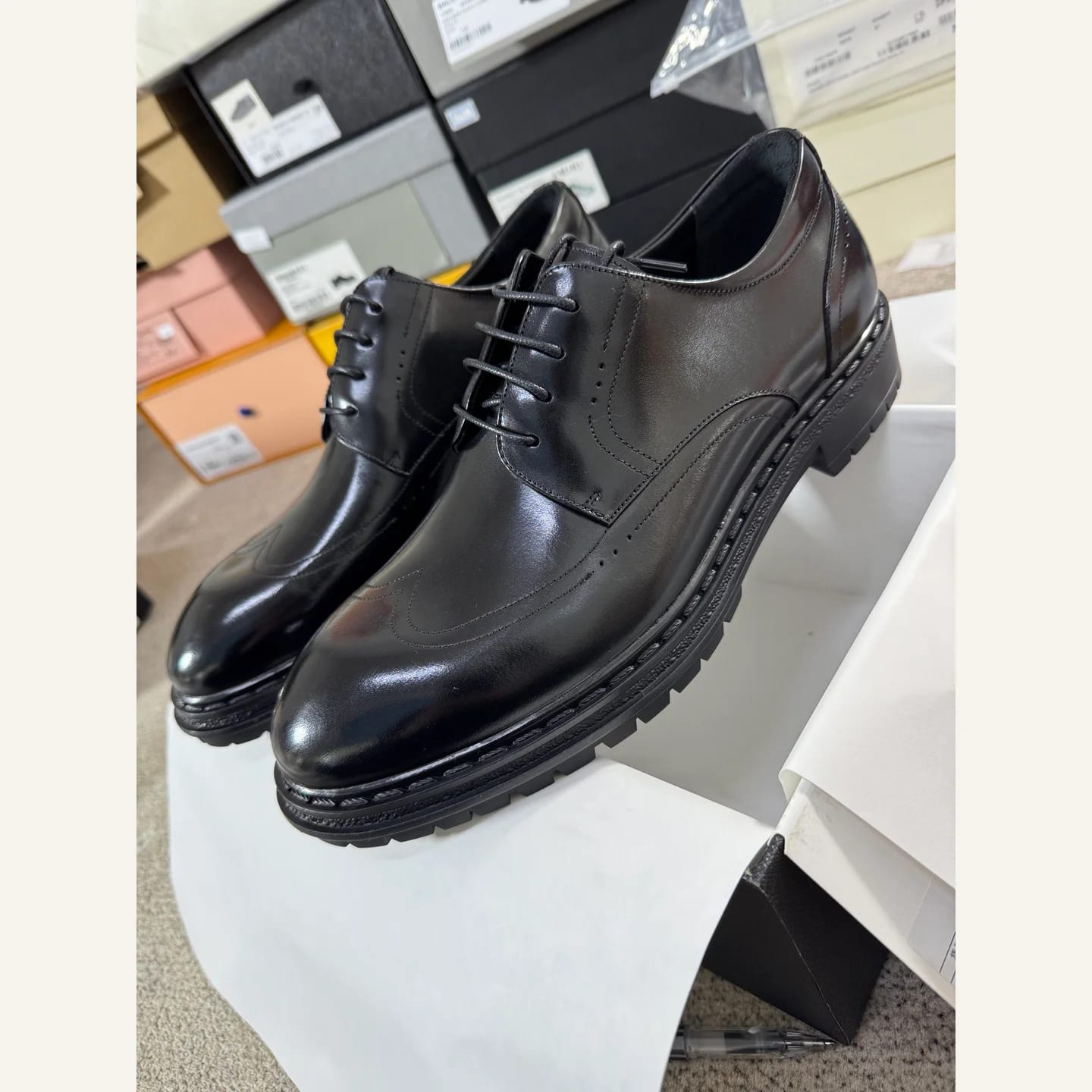 Prada Monolith Derby 縮圖 1