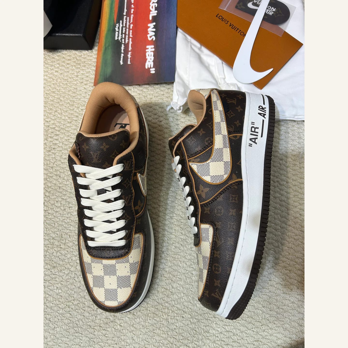 Louis Vuitton x Nike Air Force 1 Low 縮圖 3
