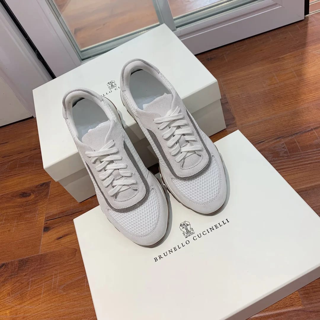Brunello Cucinelli Monili-chain Sneaker 縮圖 3