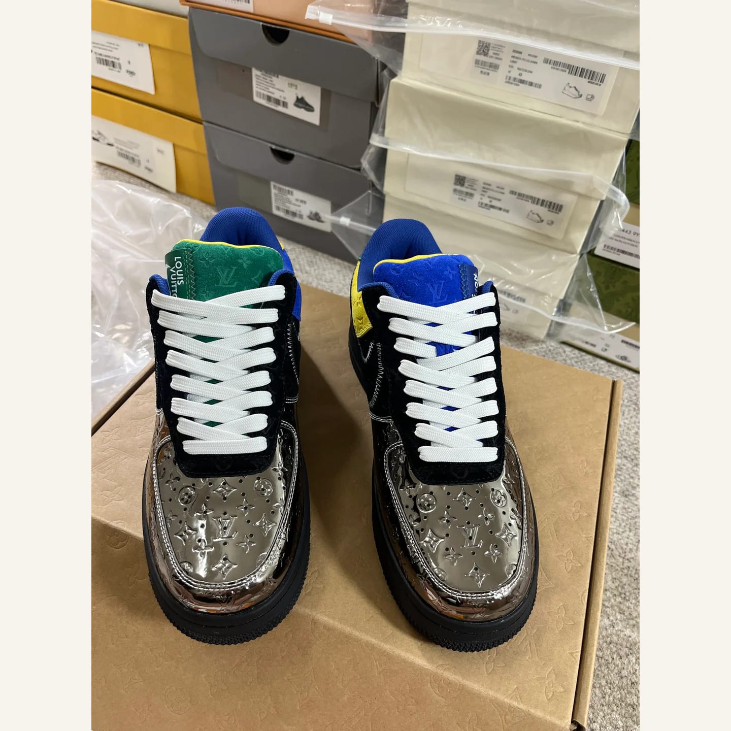 Louis Vuitton x Nike Air Force 1 Low 縮圖 2