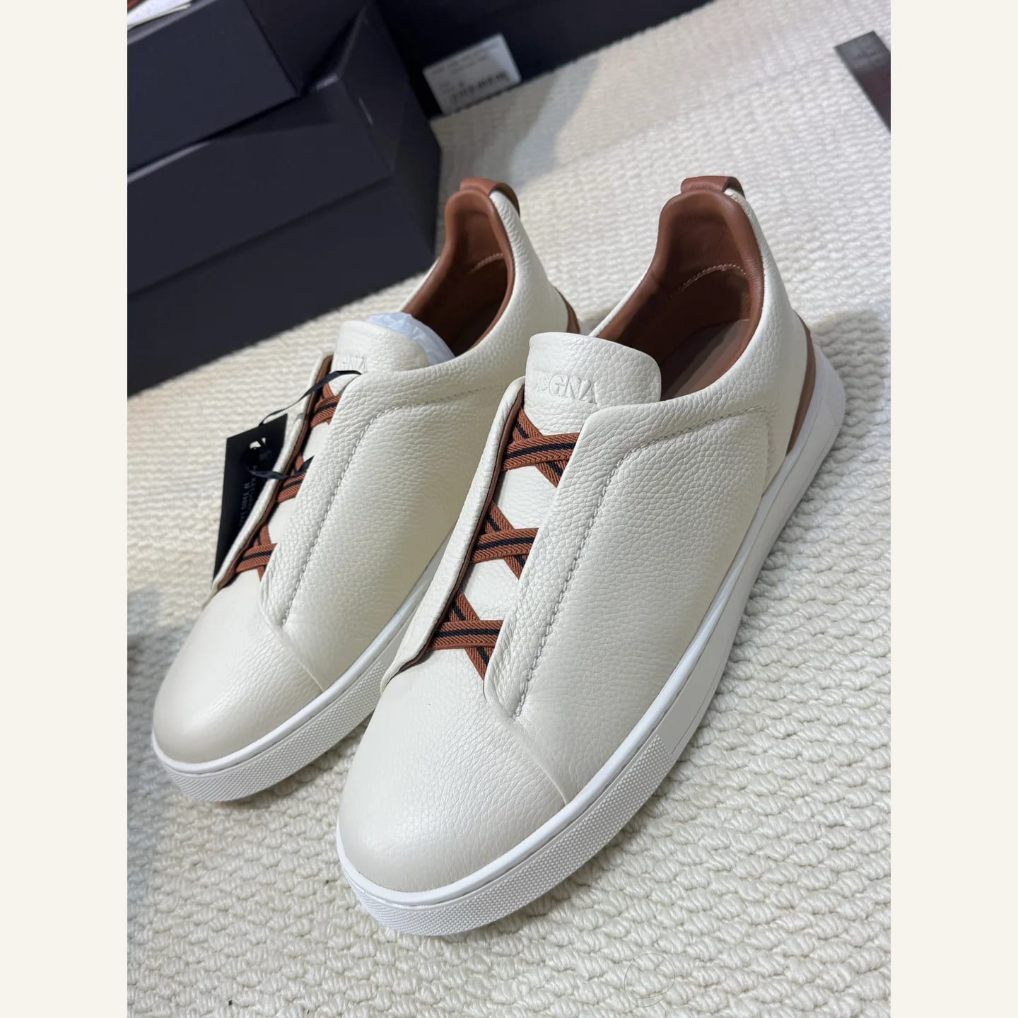 Zegna Triple Stitch Sneaker 縮圖 1