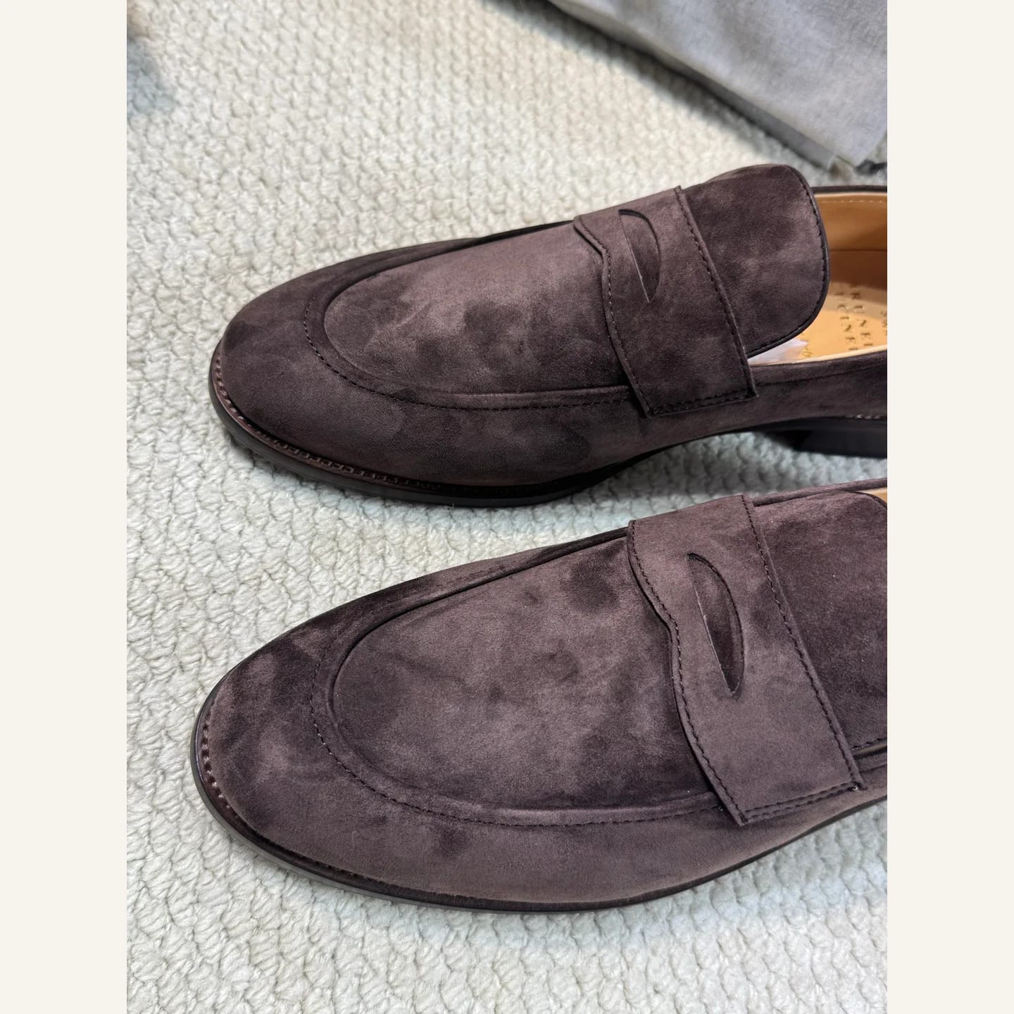 Brunello Cucinelli Suede Penny Loafer 縮圖 4