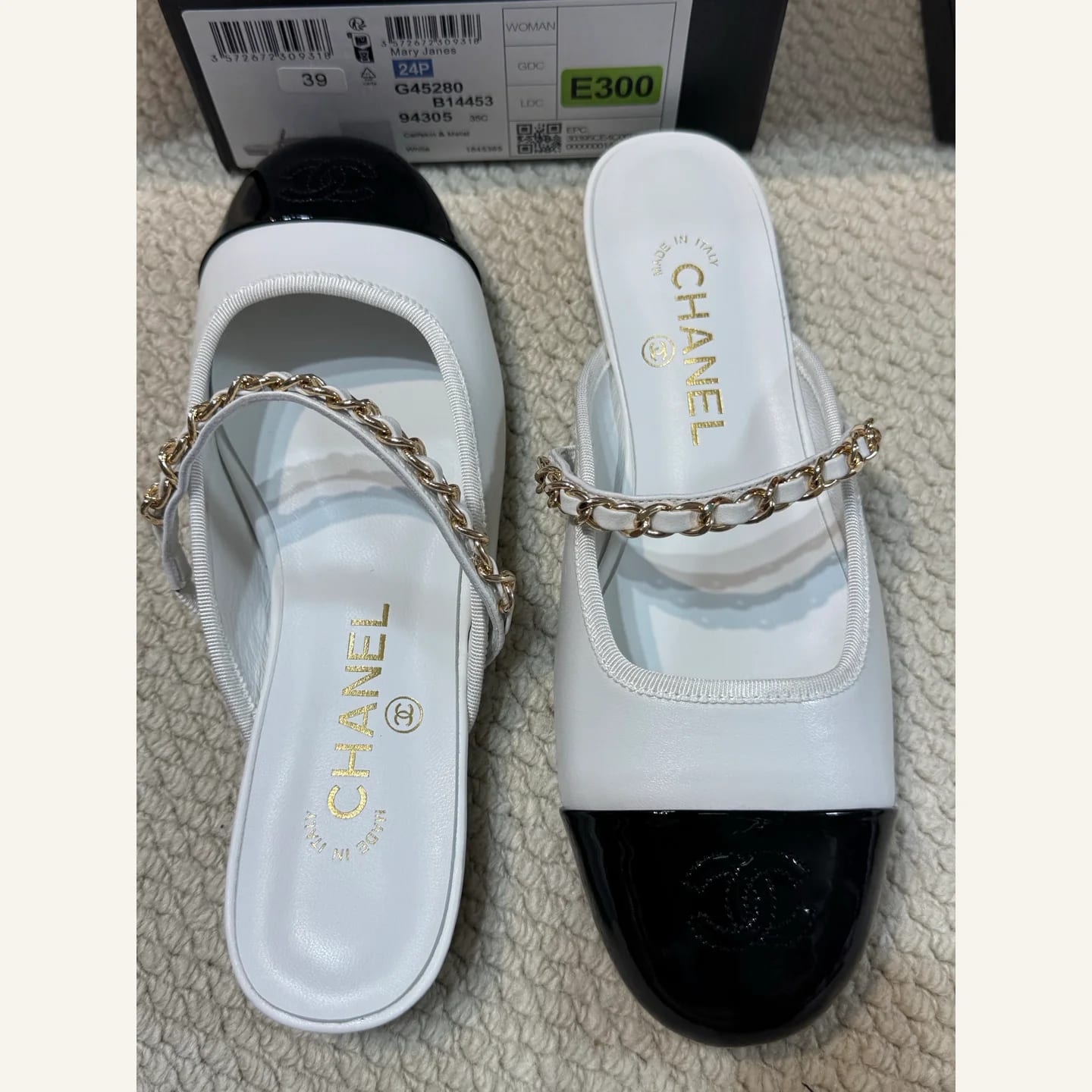 CHANEL Cap-toe Mary Jane Mule 縮圖 3
