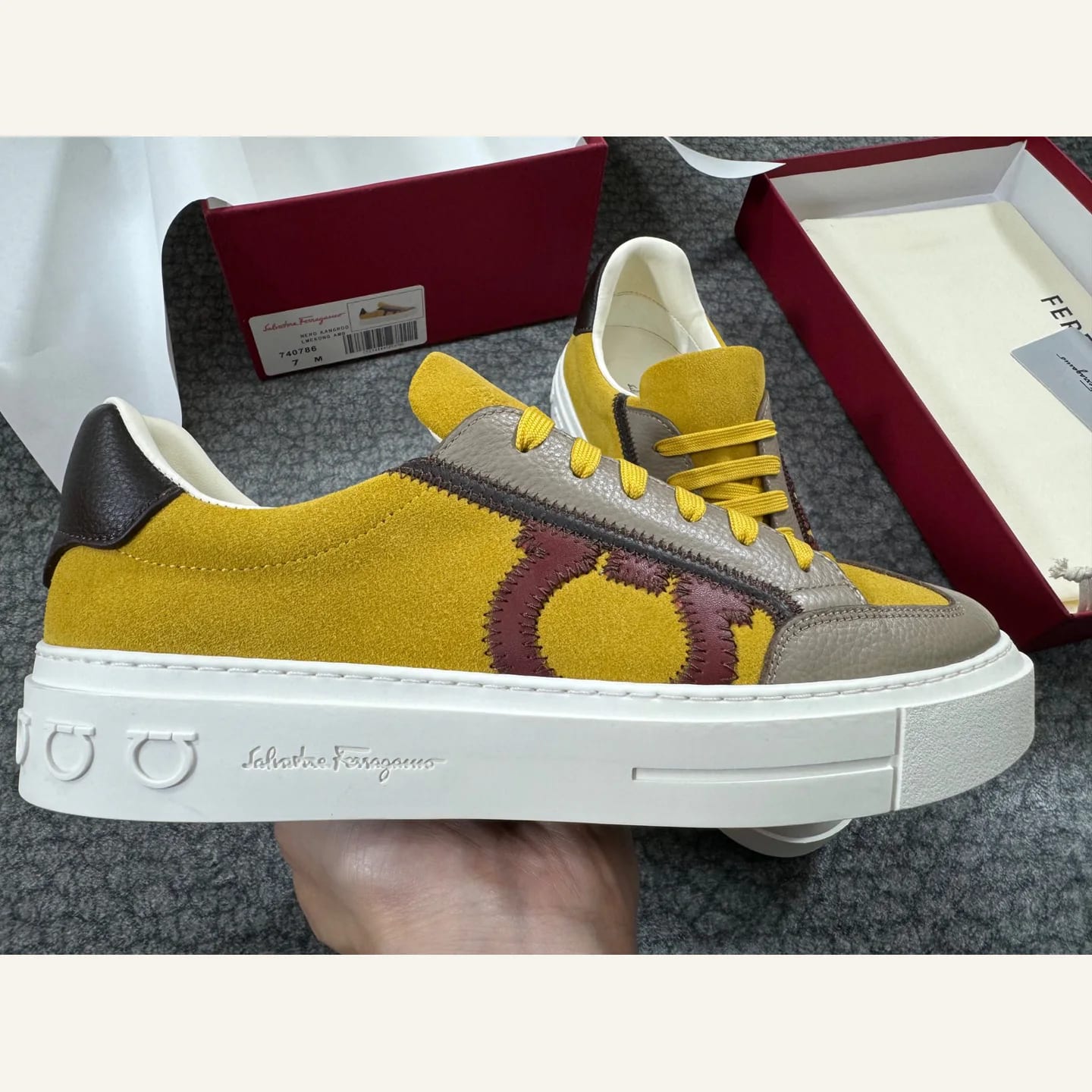 Ferragamo Gancini Low-top Sneaker 縮圖 4
