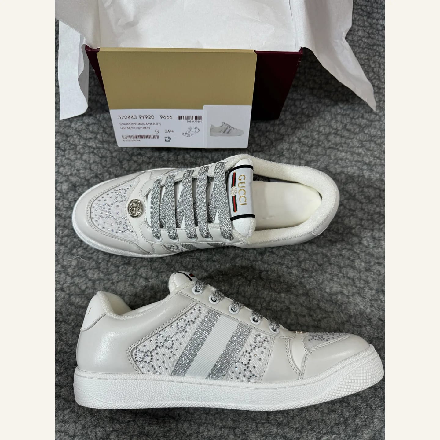 Gucci Crystal GG Low-top Sneaker 縮圖 4