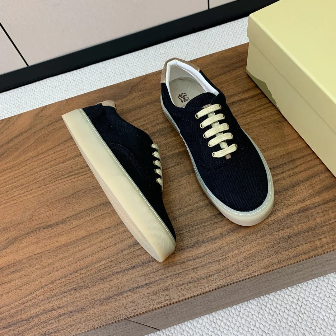 Brunello Cucinelli Canvas Low-top Sneaker 縮圖 3
