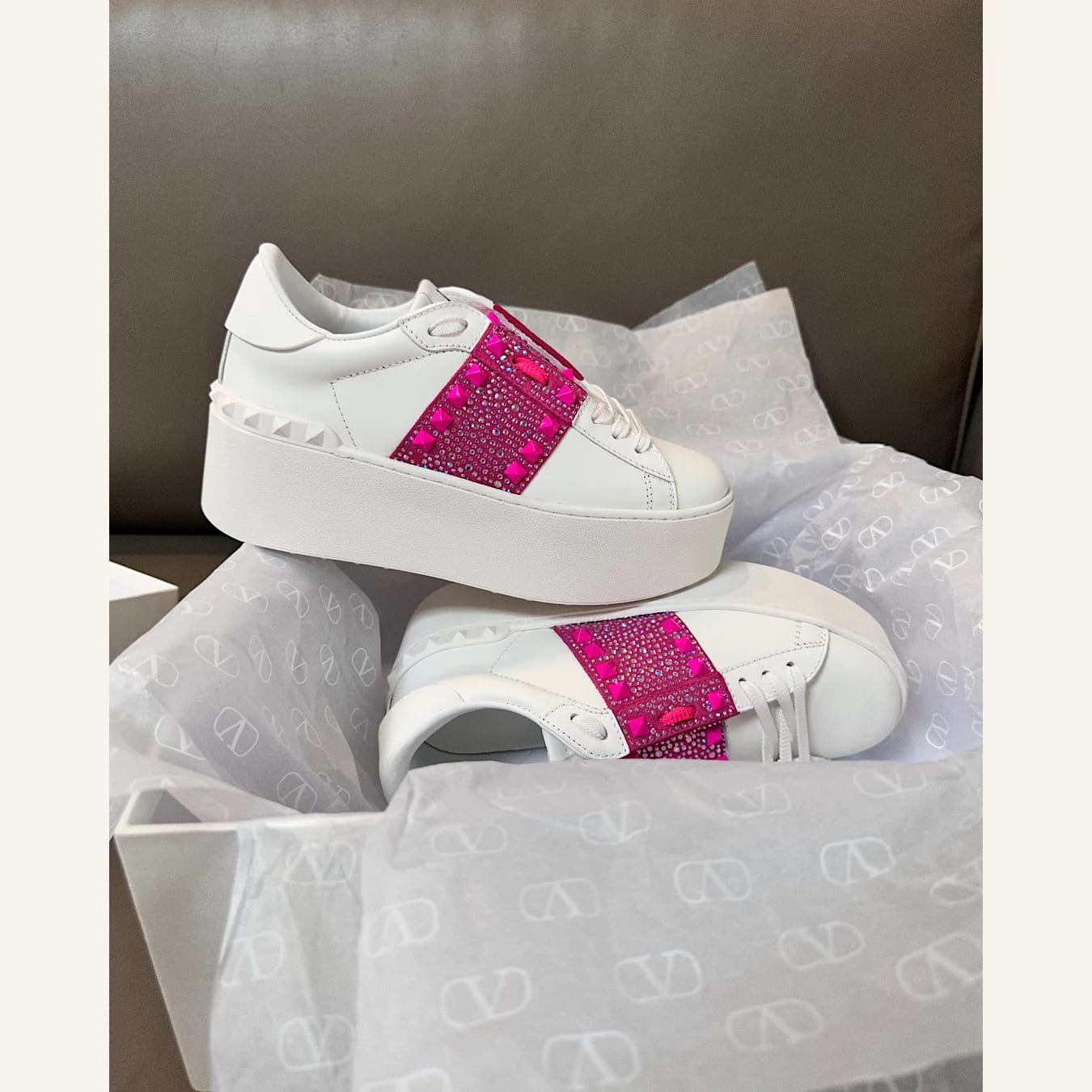 Valentino Garavani VLTN Platform Sneaker 縮圖 2