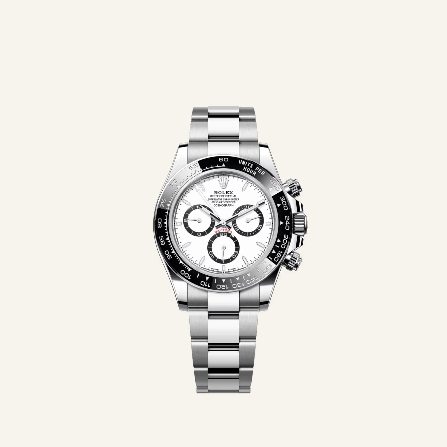 Rolex Cosmograph Daytona 白色錶面腕錶 縮圖 1