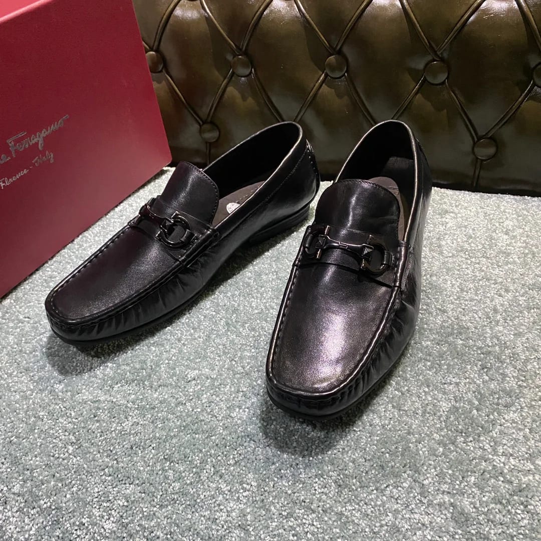 Ferragamo Washed-leather Loafer 縮圖 3
