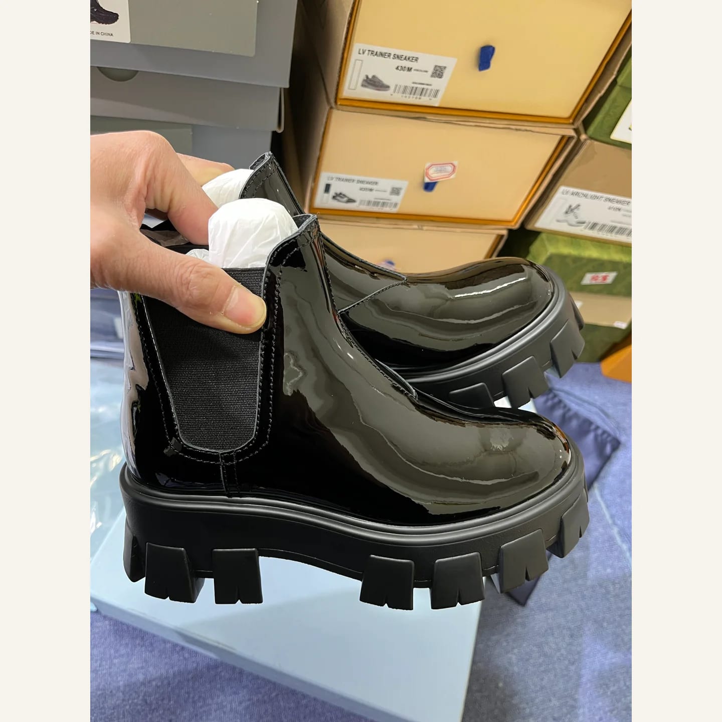 Prada Monolith Chelsea Boot 縮圖 4