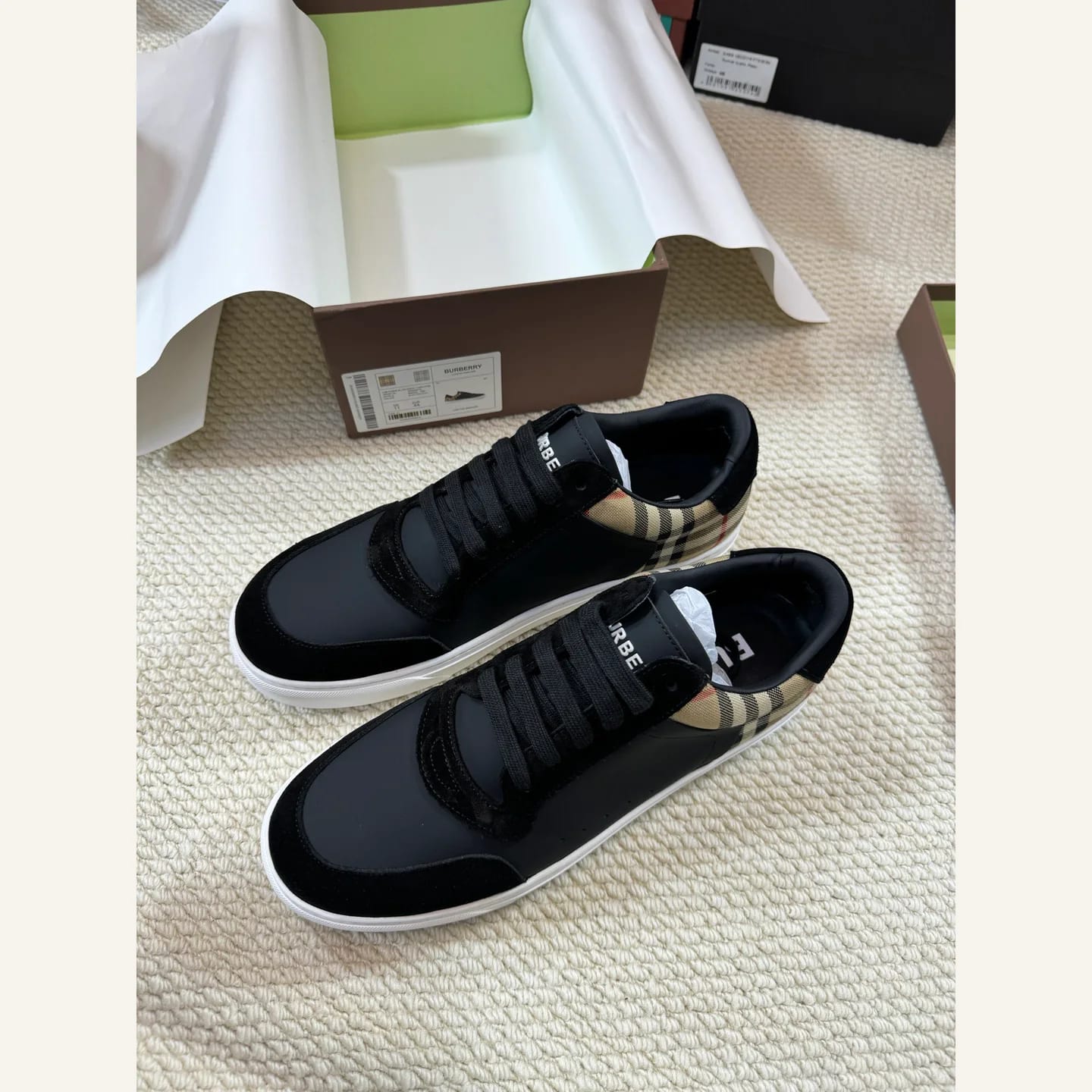 Burberry Check Low-top Sneaker 縮圖 1
