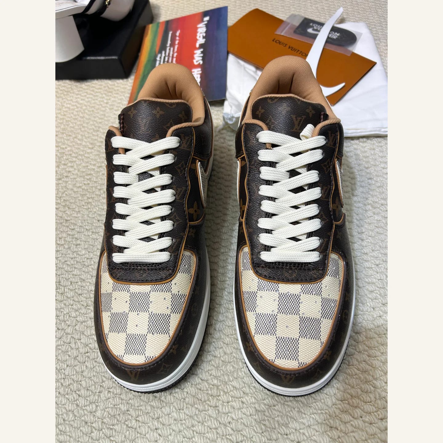 Louis Vuitton x Nike Air Force 1 Low 縮圖 2