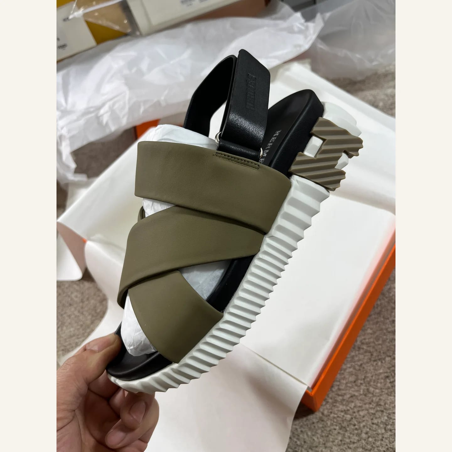 Hermès Cross-strap Sandal 縮圖 3
