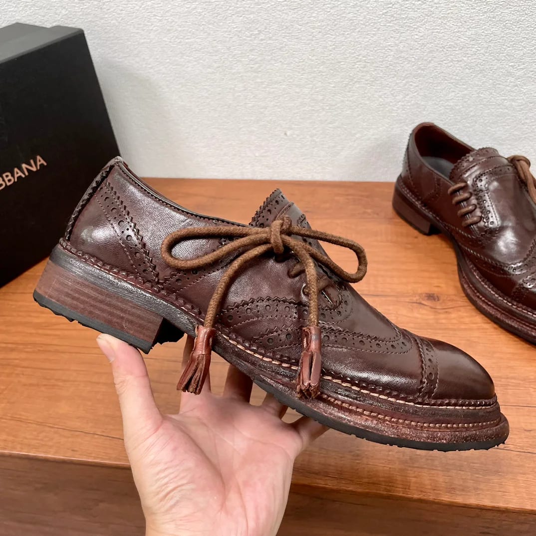Dolce & Gabbana Cap-toe Brogue Derby 縮圖 4
