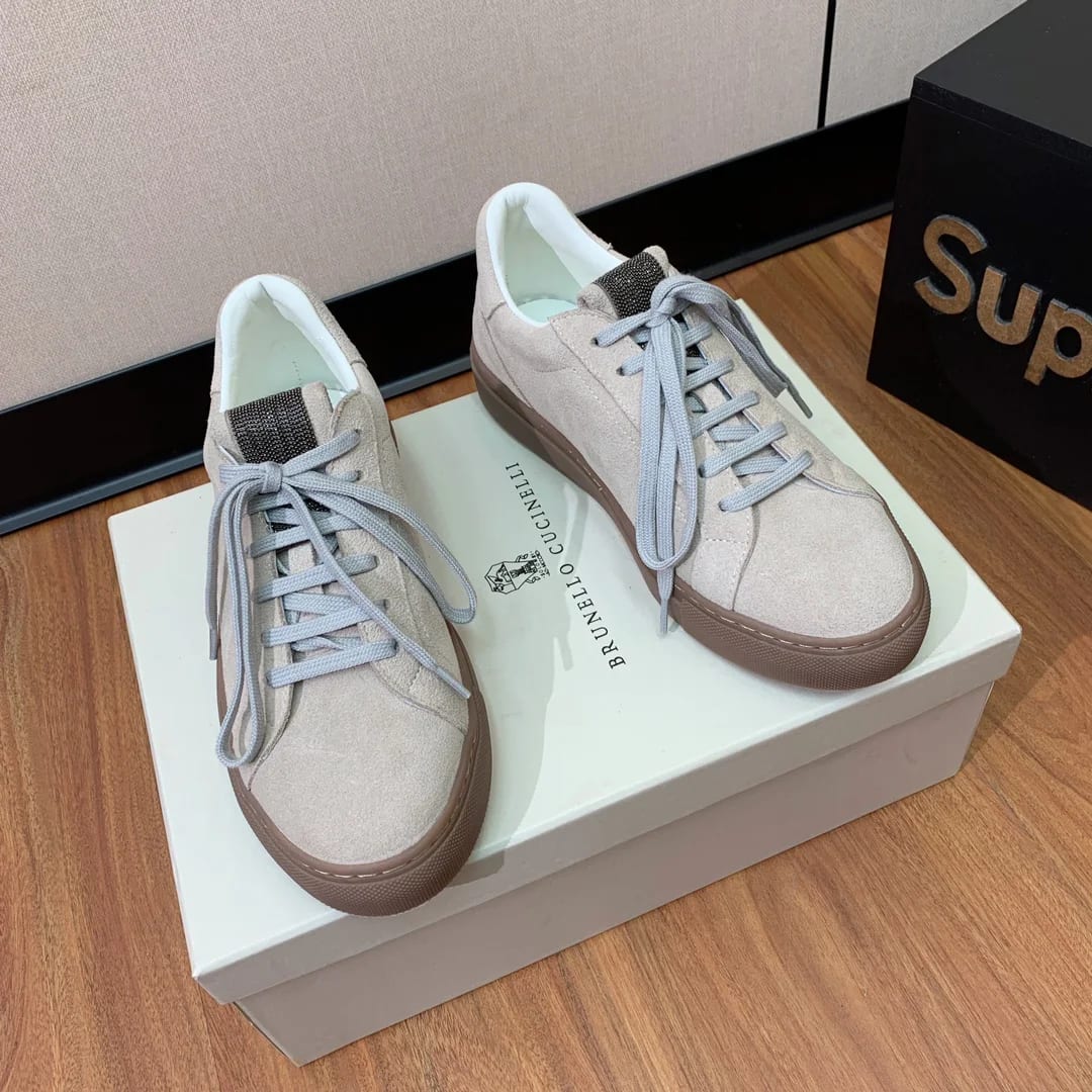 Brunello Cucinelli Suede Low-top Sneaker 縮圖 4