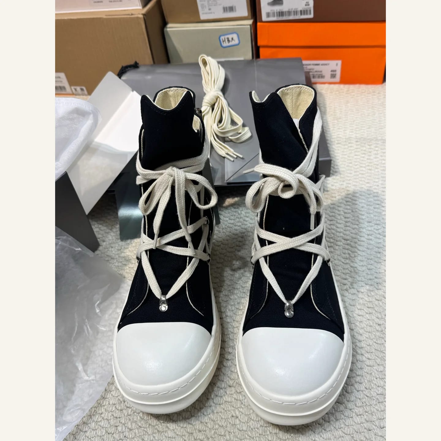Rick Owens DRKSHDW Geobasket High-top 縮圖 2
