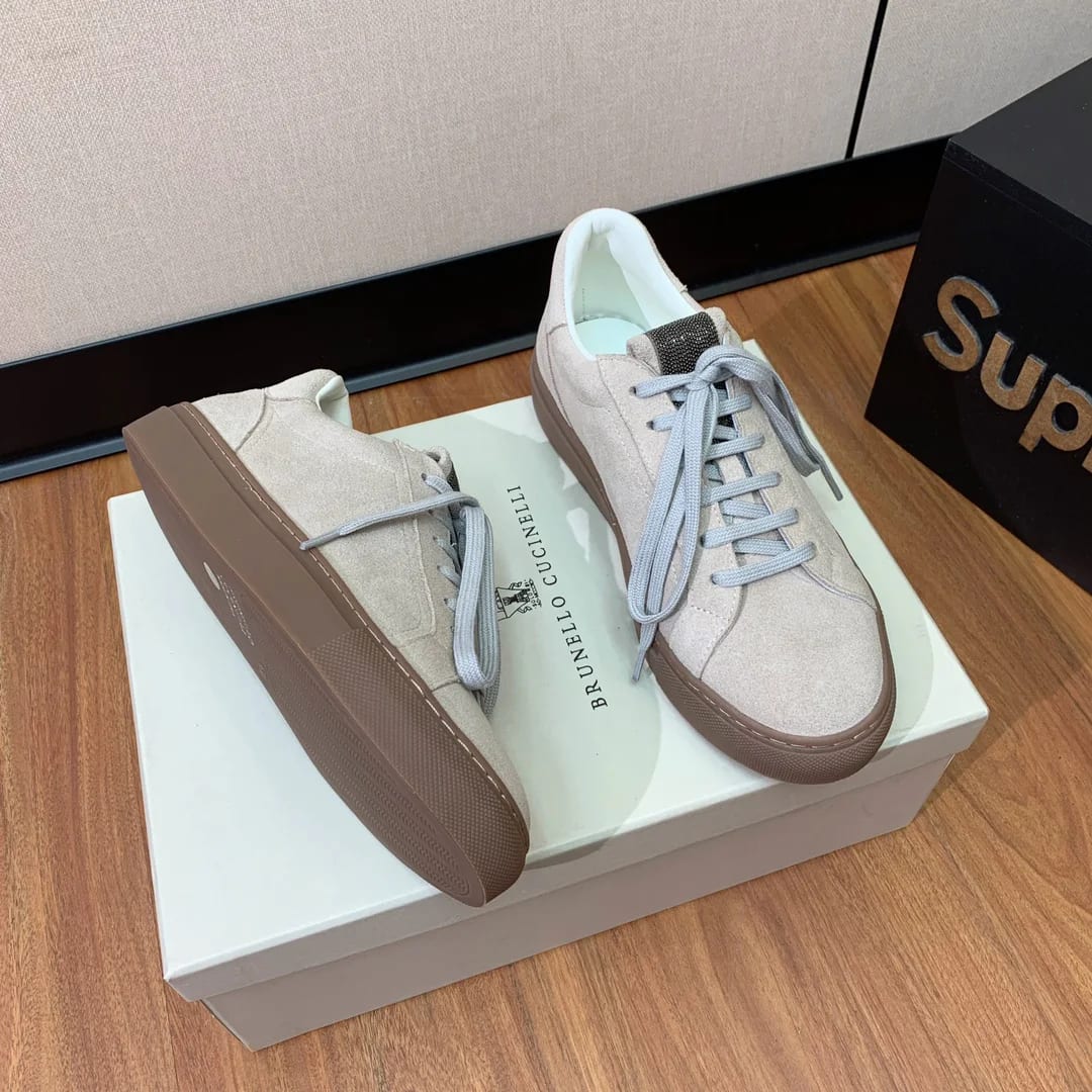 Brunello Cucinelli Suede Low-top Sneaker 縮圖 3