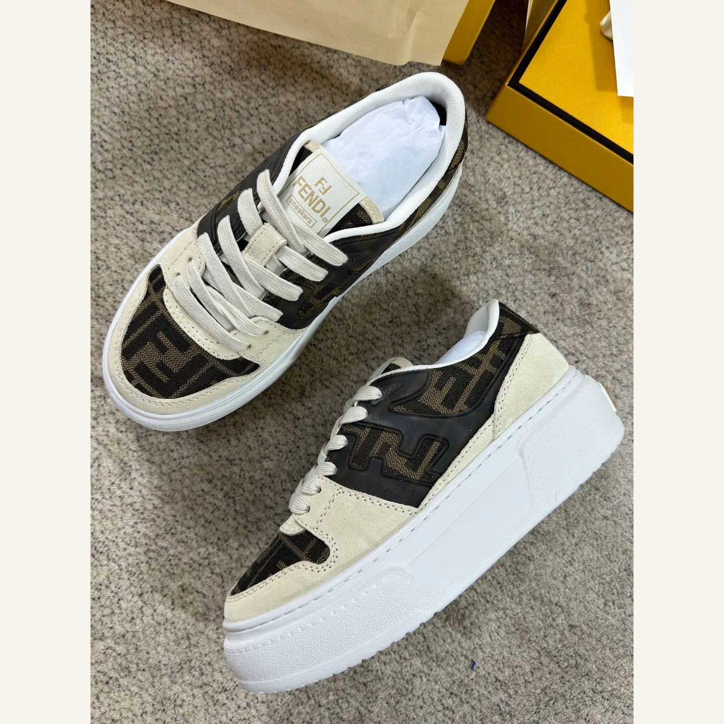 Fendi Match Platform Sneaker 縮圖 3