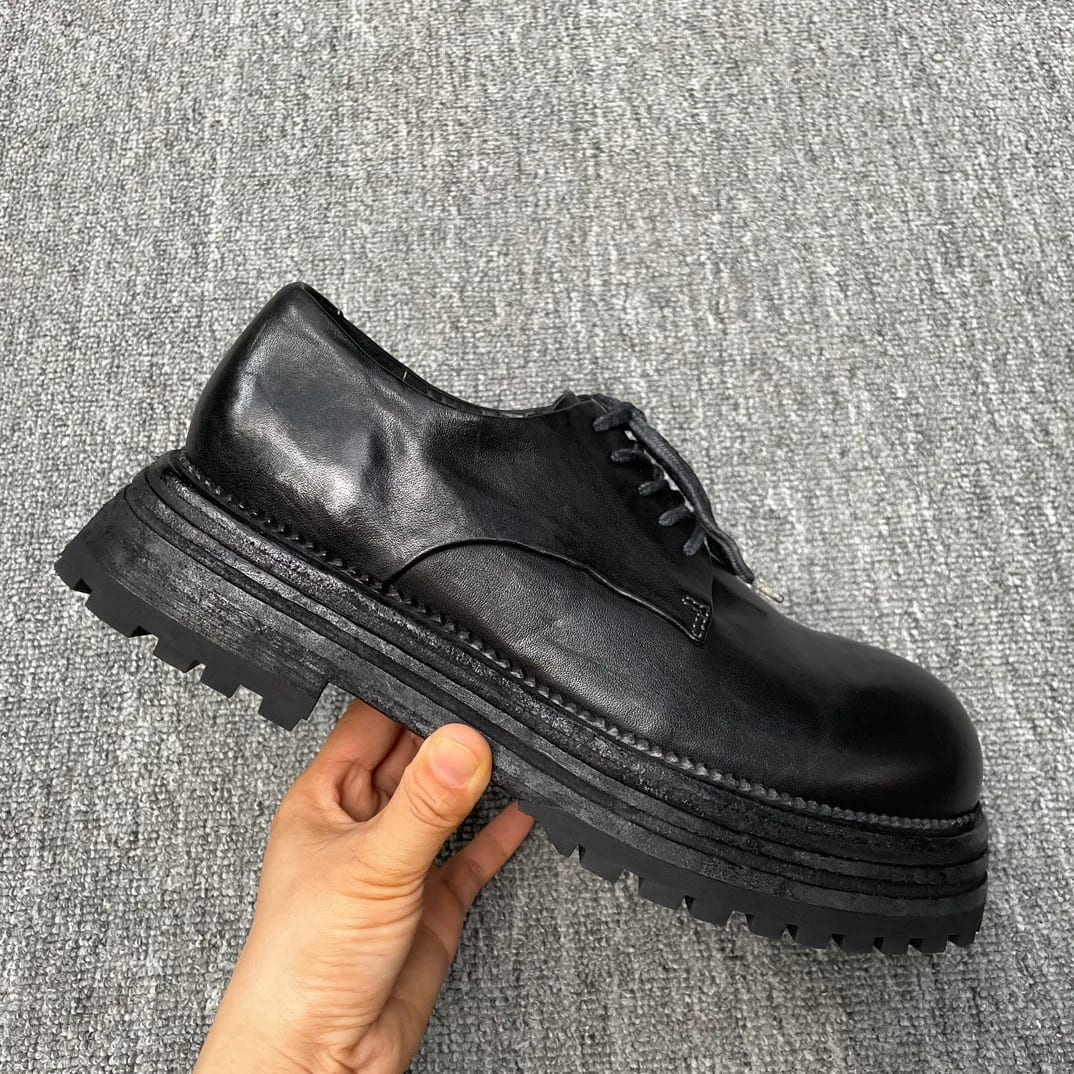 Bottega Veneta Washed-leather Derby 縮圖 4
