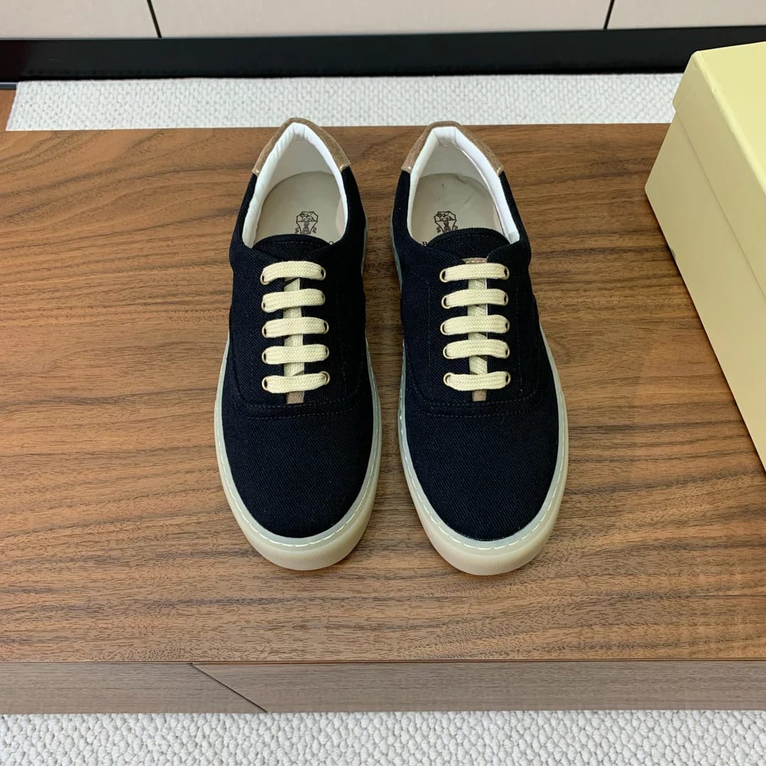 Brunello Cucinelli Canvas Low-top Sneaker 縮圖 1