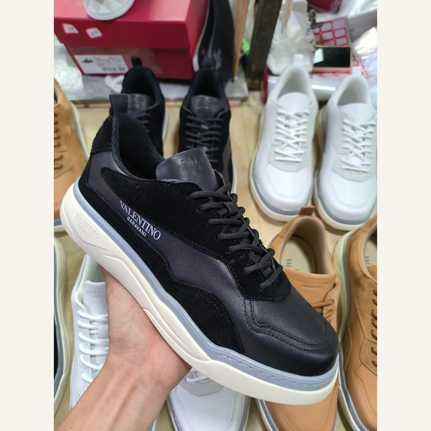 Valentino Garavani One Stud Low-top Sneaker 縮圖 3