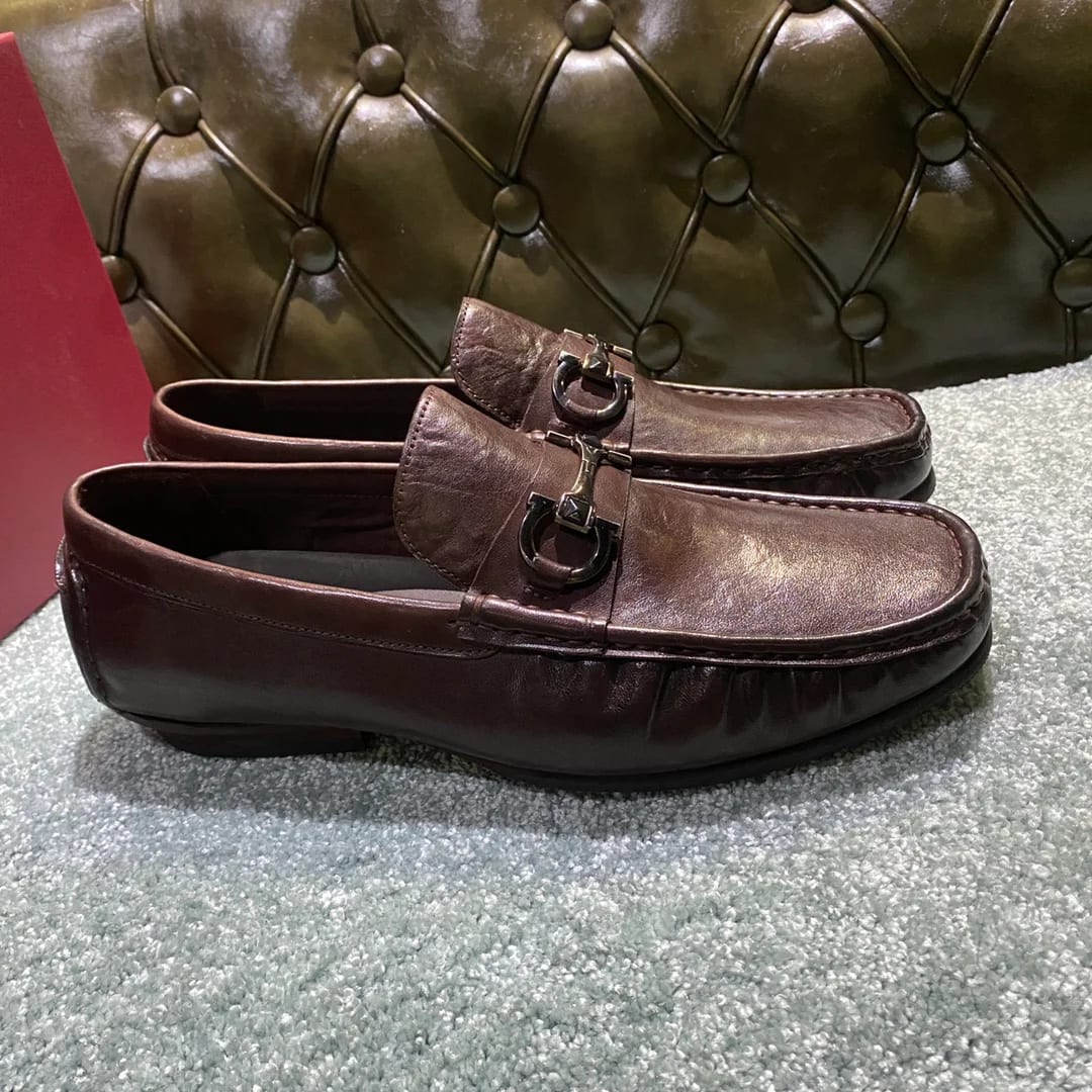 Ferragamo Washed-leather Loafer 縮圖 3