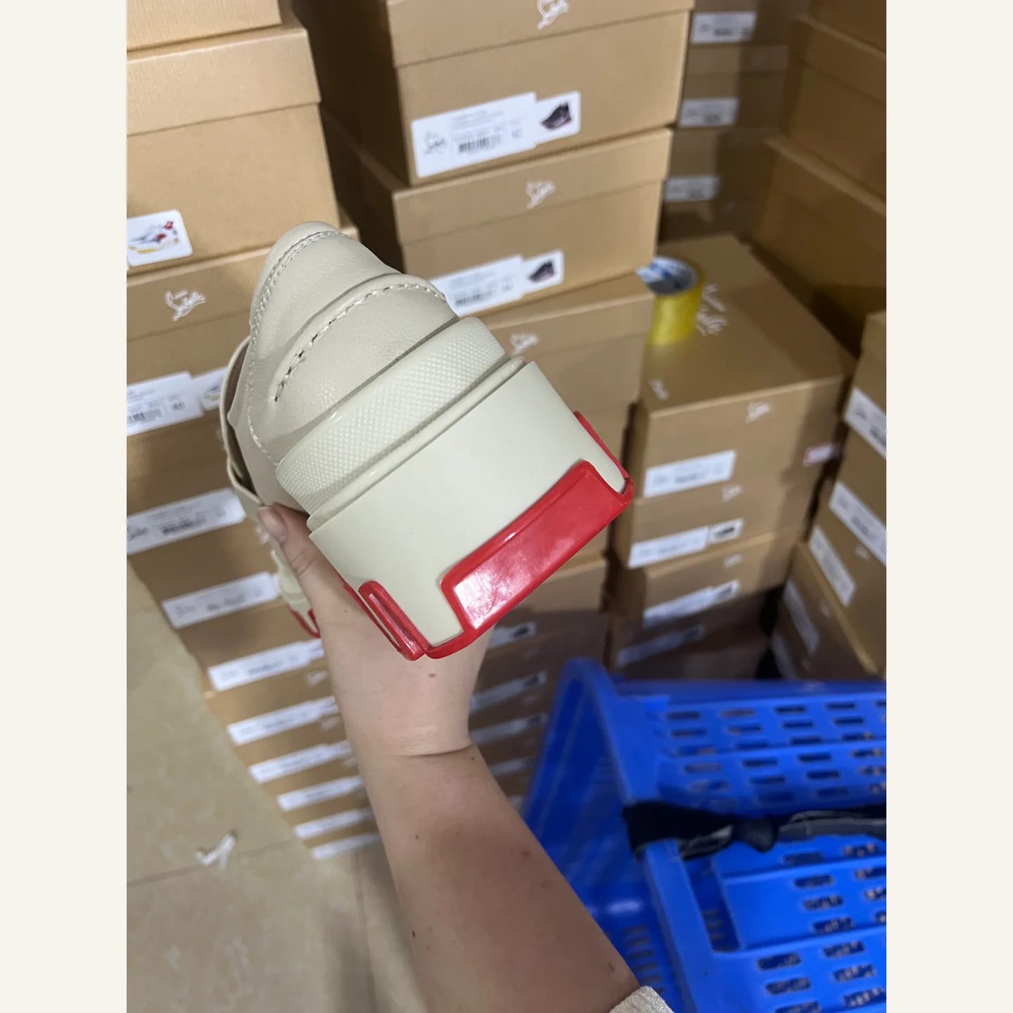 Christian Louboutin Loubishark Slip-on Sneaker 縮圖 4