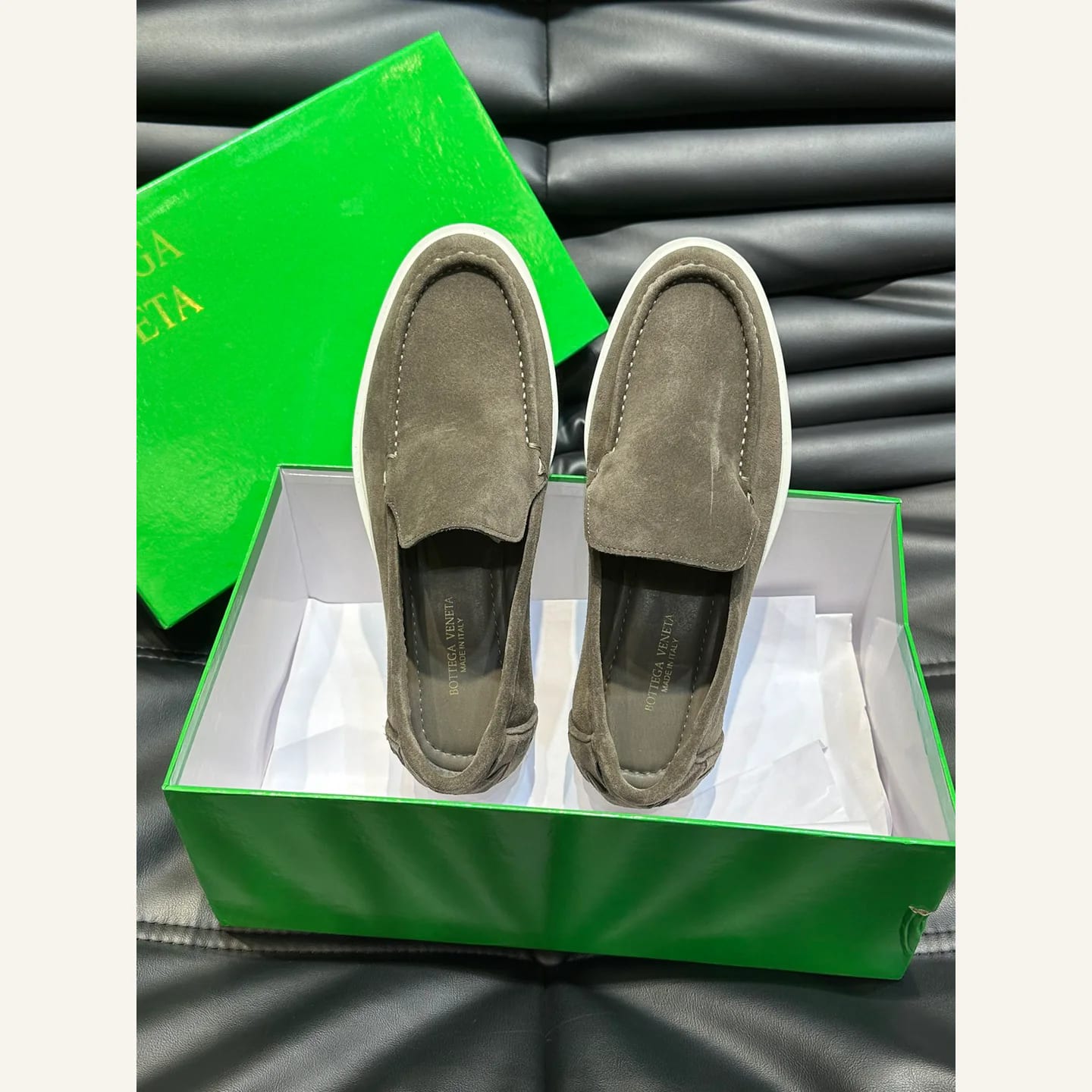 Bottega Veneta Suede Slip-on 縮圖 4