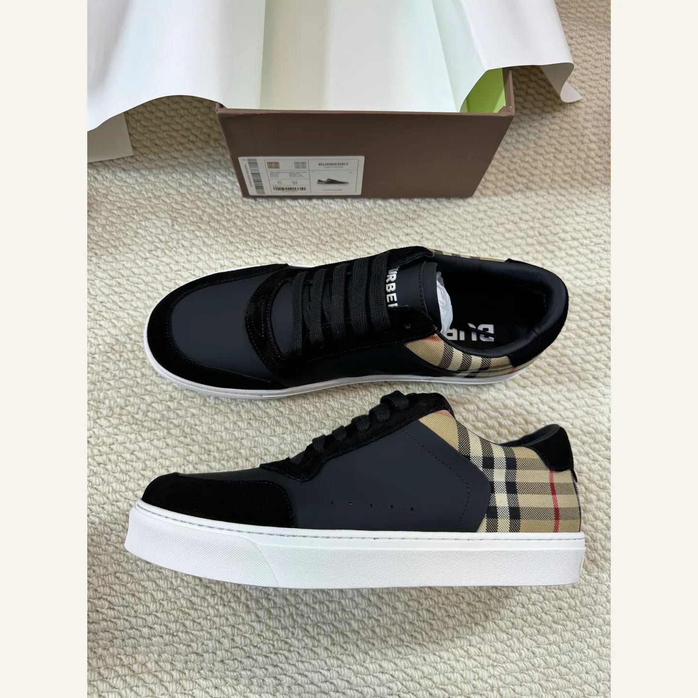 Burberry Check Low-top Sneaker 縮圖 3