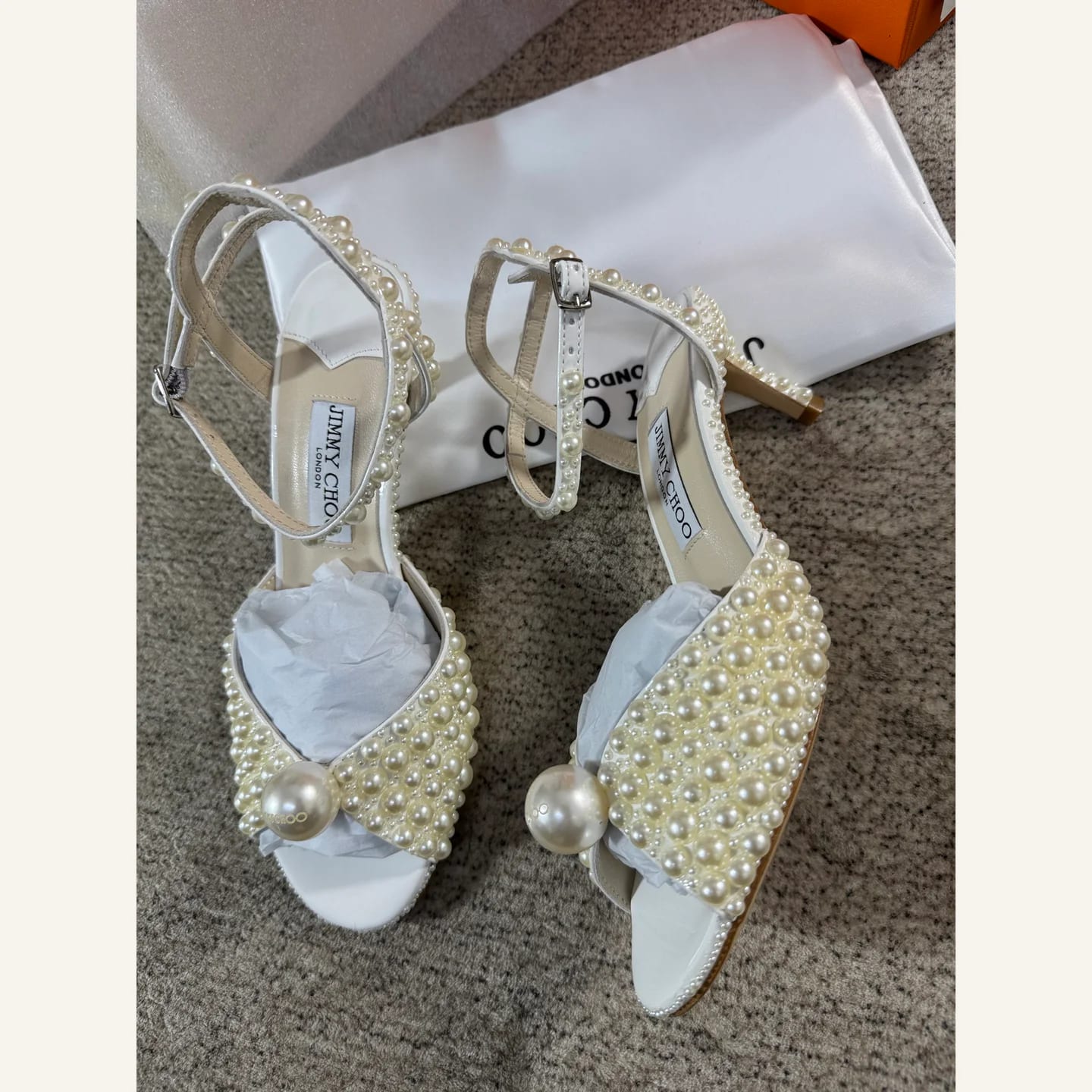 Jimmy Choo Pearl-embellished Sandal 縮圖 2