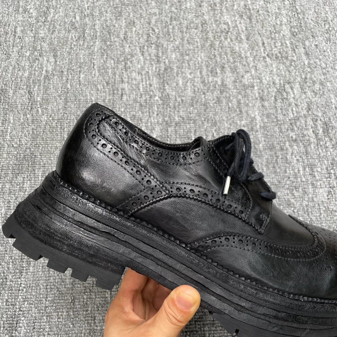 Bottega Veneta Washed-leather Derby 縮圖 2