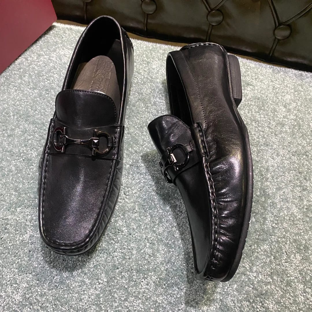 Ferragamo Washed-leather Loafer 縮圖 4