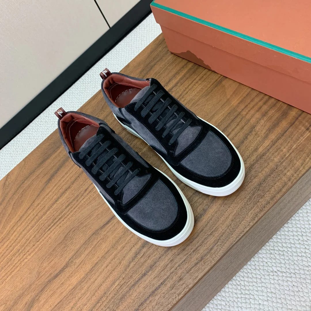 Loro Piana Suede Low-top Sneaker 縮圖 2