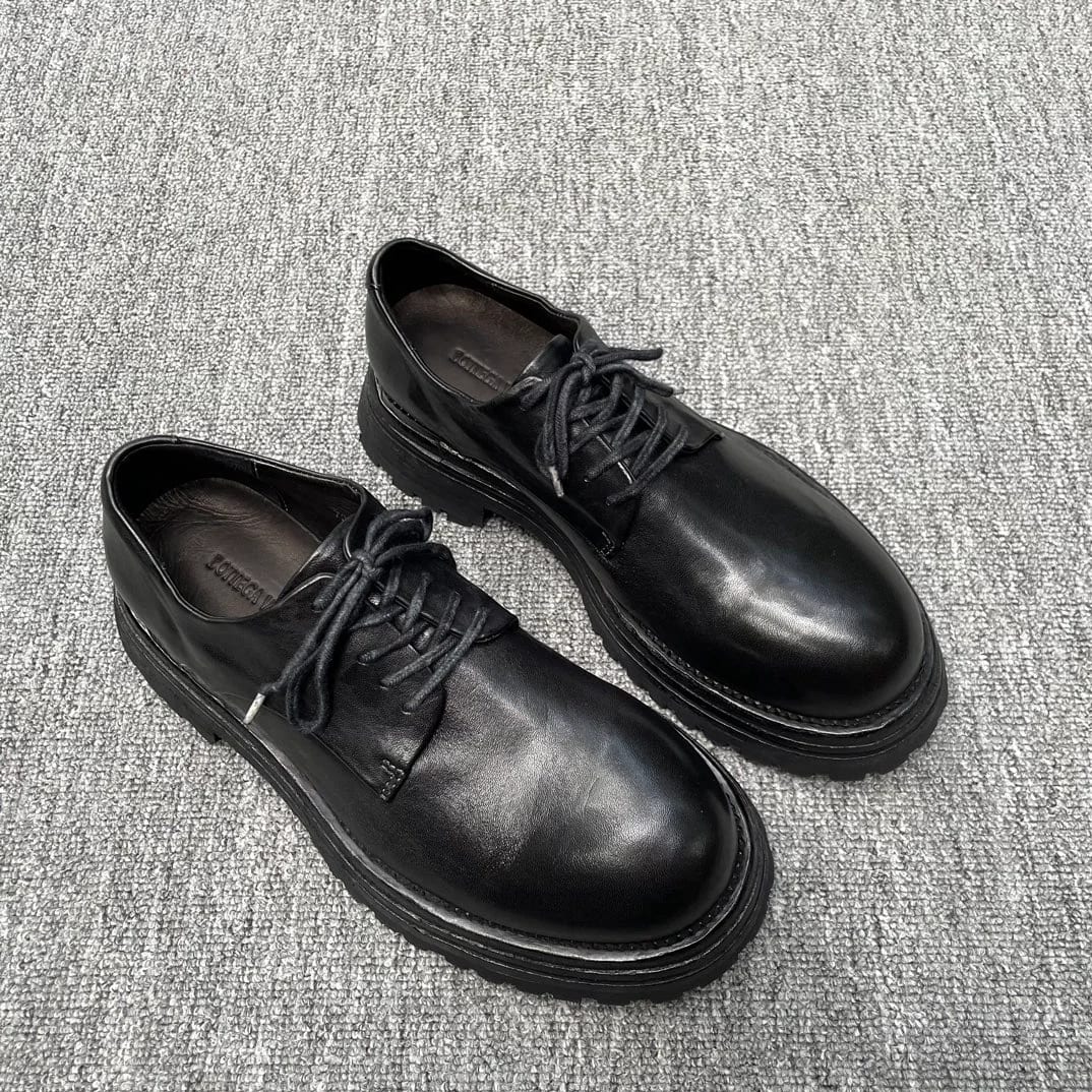 Bottega Veneta Washed-leather Derby 縮圖 3