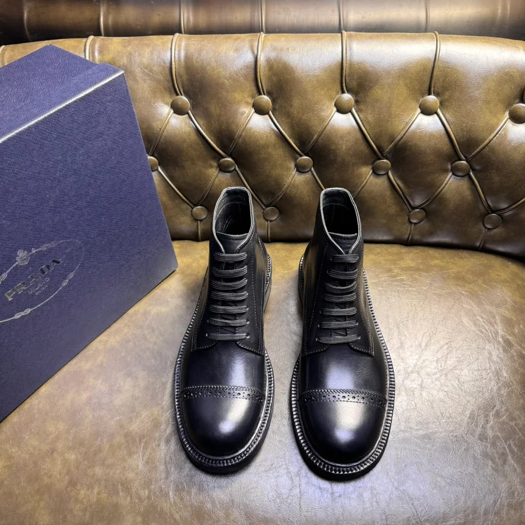 Prada Cap-toe Ankle Boot 縮圖 1