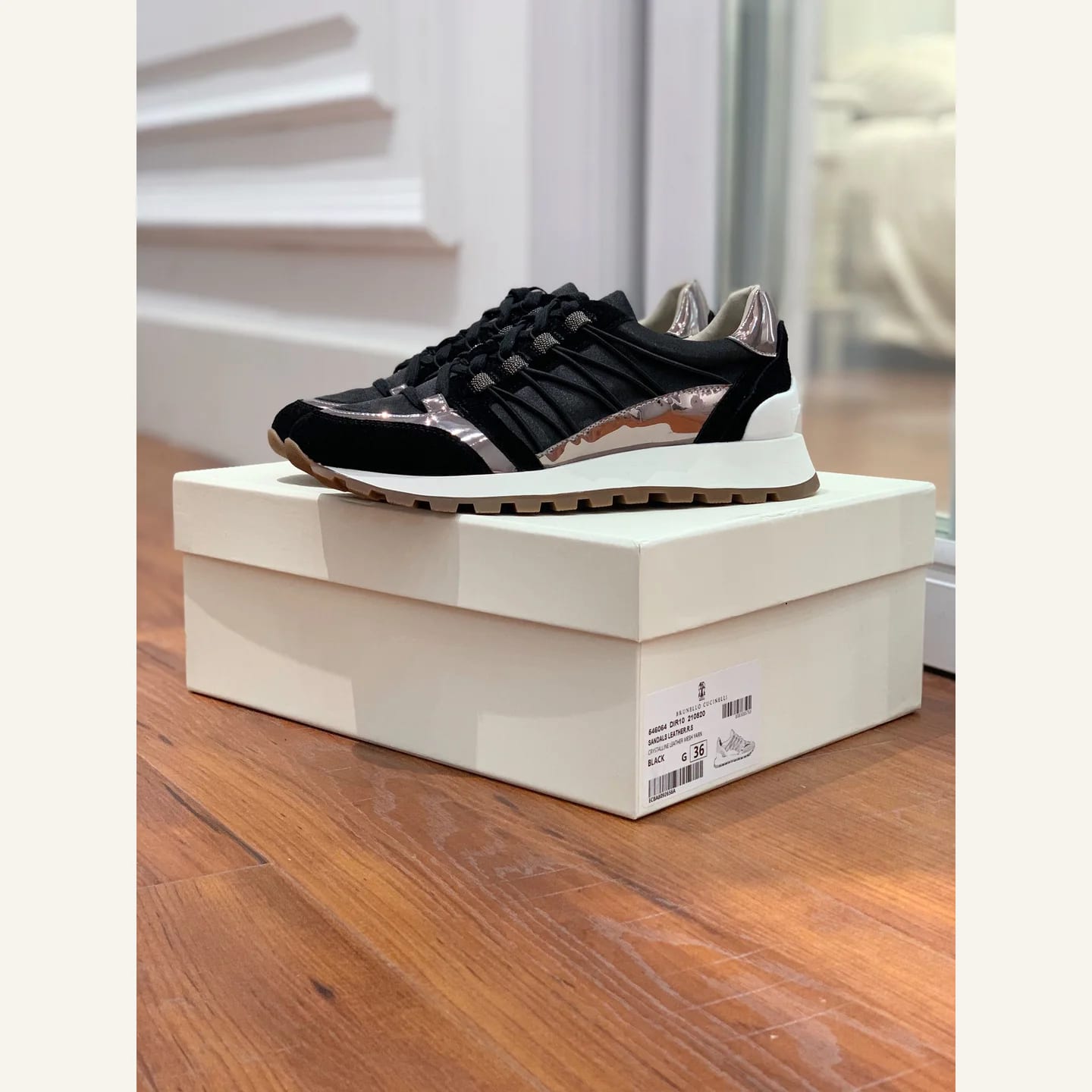 Brunello Cucinelli Monili-chain Sneaker 縮圖 3