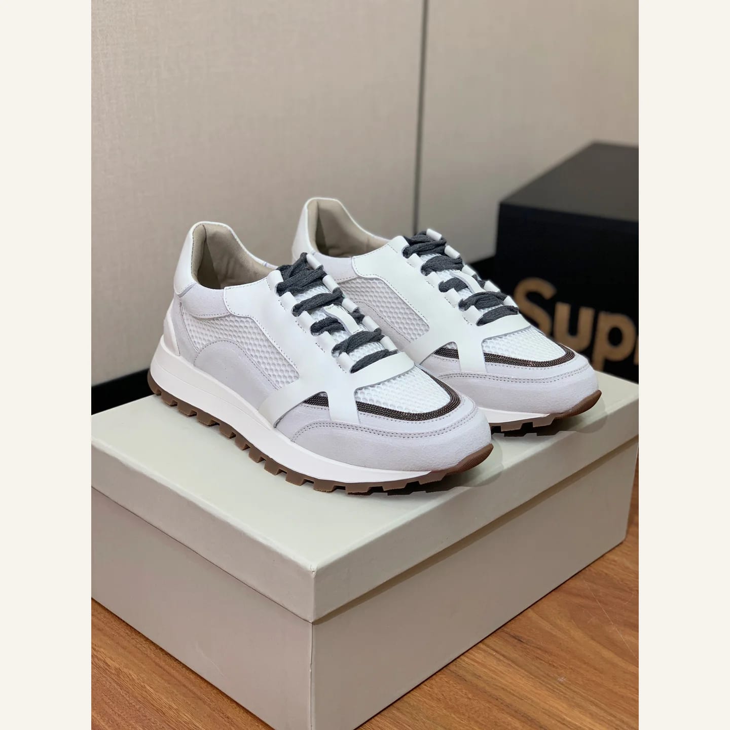 Brunello Cucinelli Monili-chain Sneaker 縮圖 2