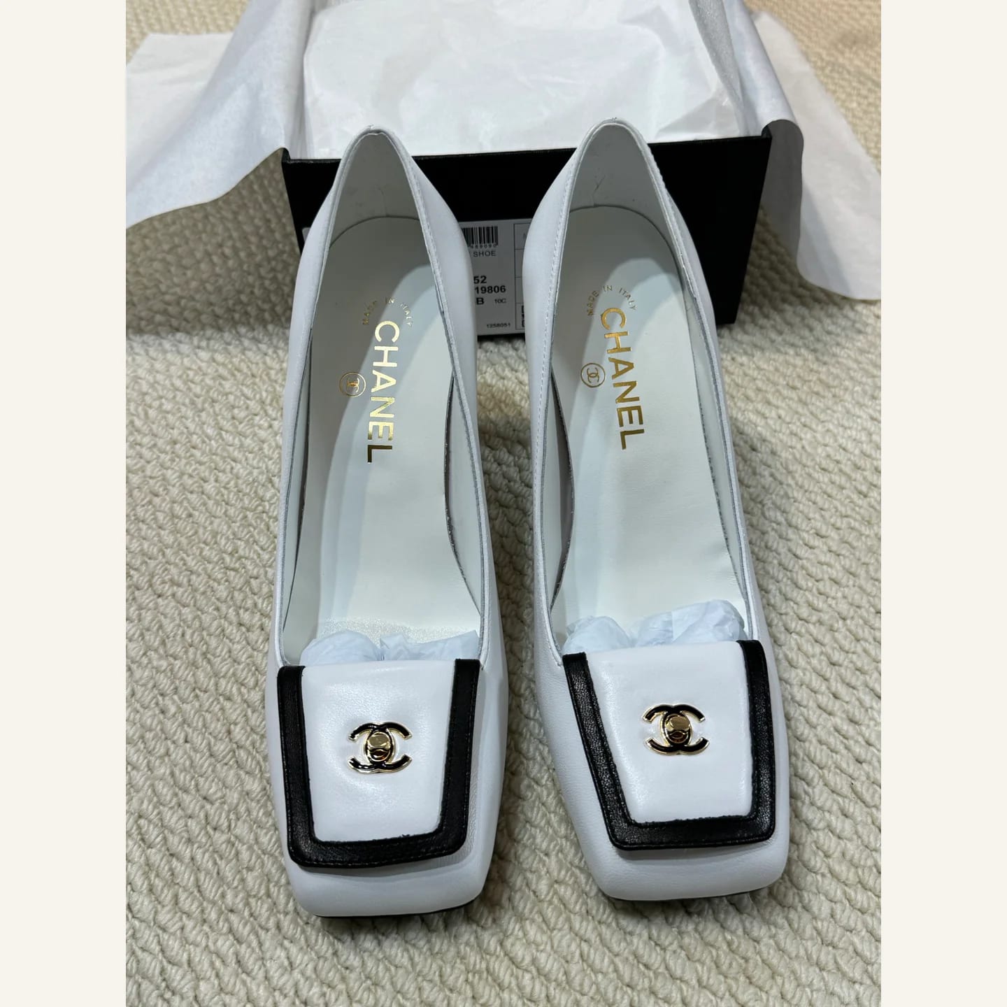 CHANEL Square-toe CC Pump 縮圖 2