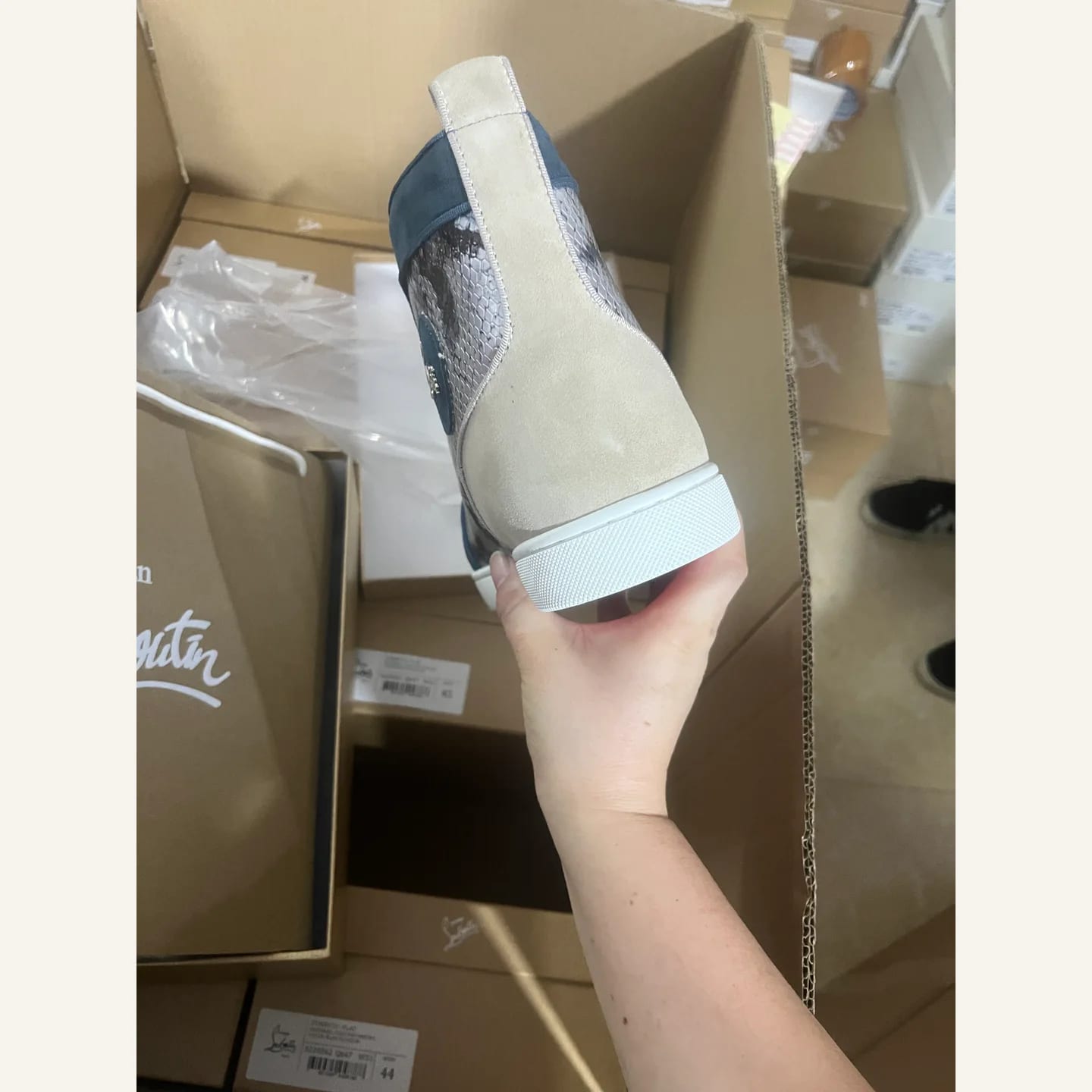 Christian Louboutin Spikes High-top Sneaker 縮圖 4