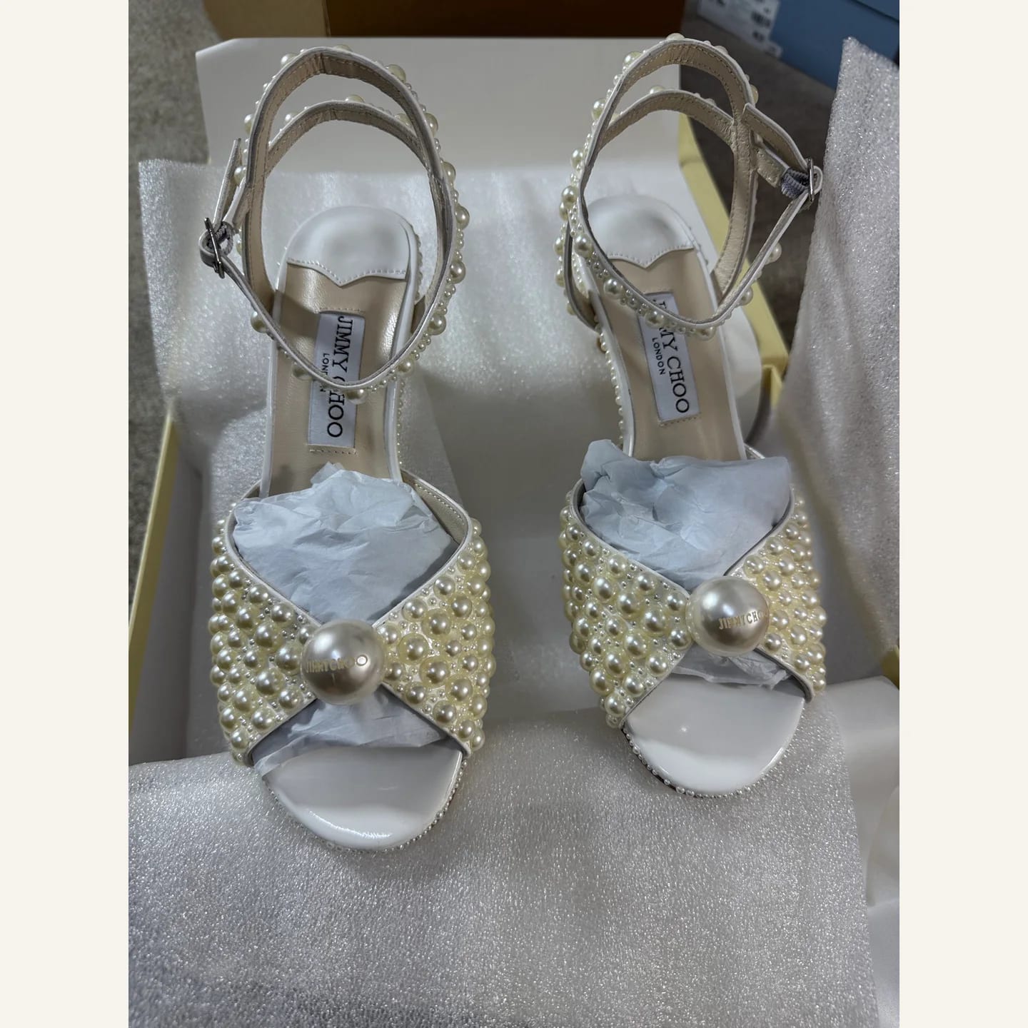 Jimmy Choo Pearl-embellished Sandal 縮圖 4